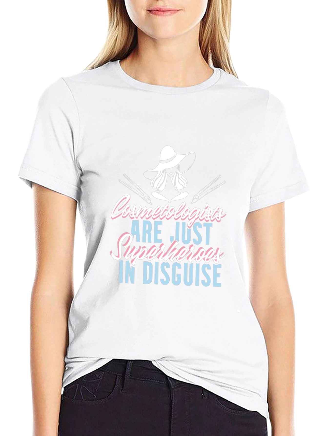 Cosmetologist Superhero Graphic Tee - 9