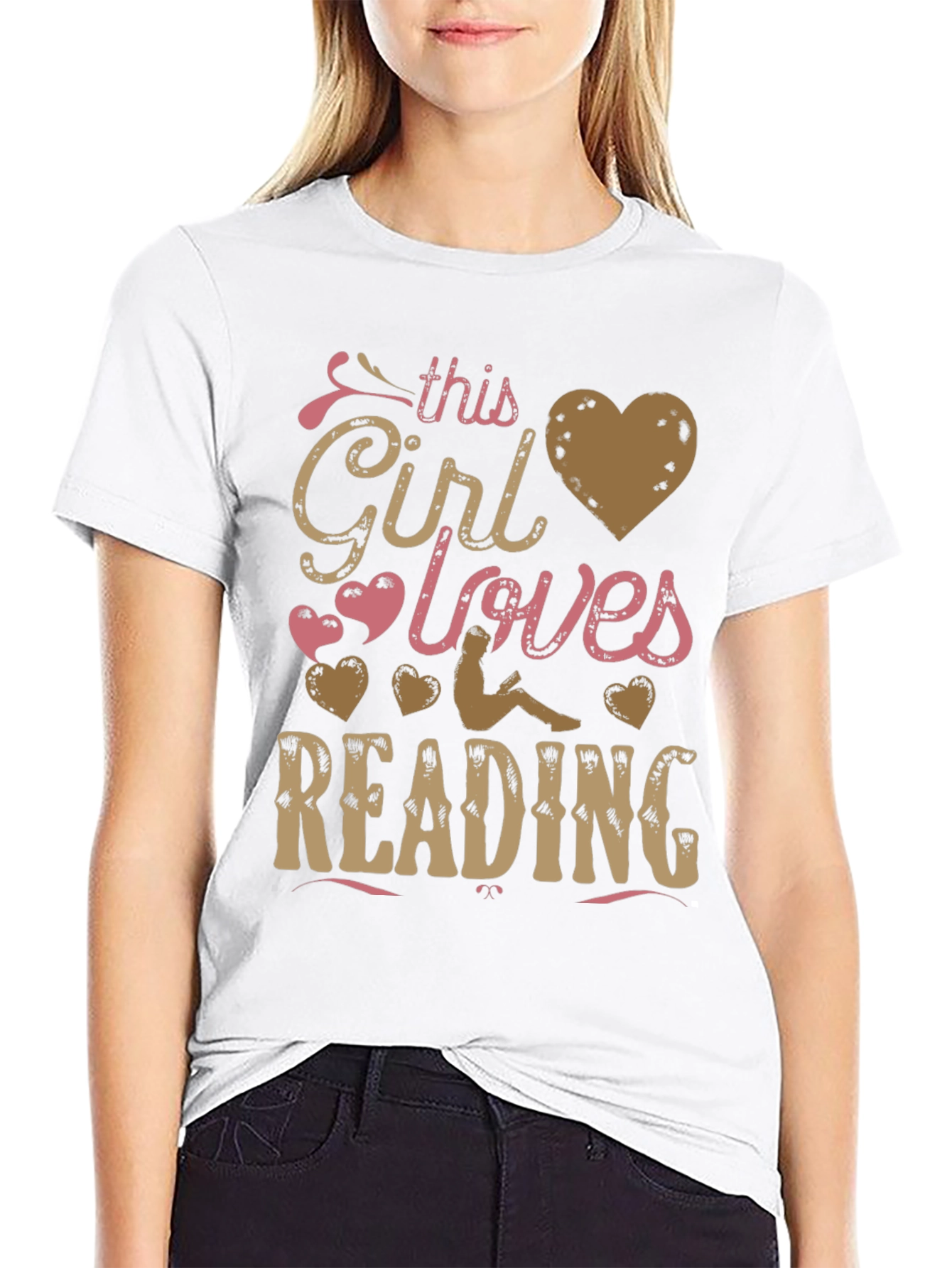 Black Girl Loves Reading T-Shirt view 9