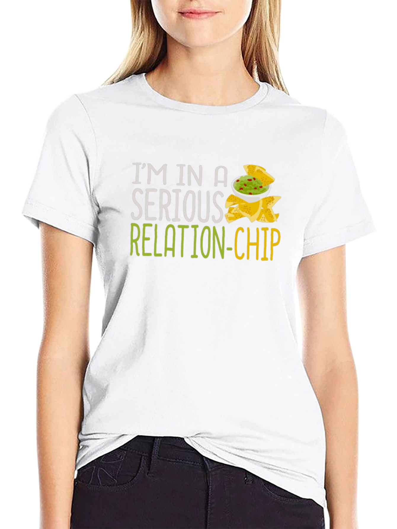 Serious Relation-Chip Graphic T-Shirt - 9
