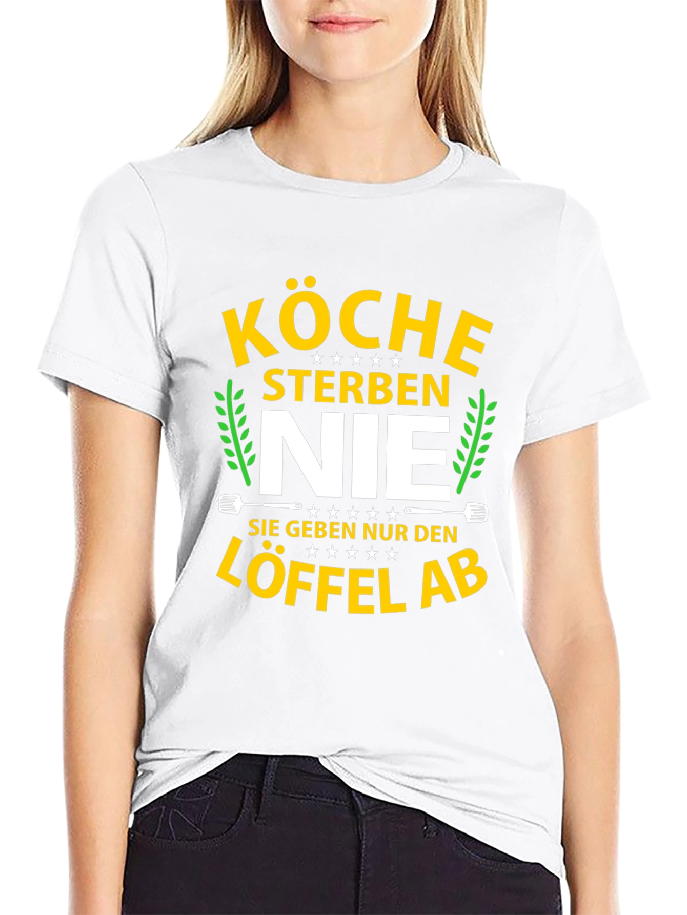 Black Köche Sterben Nie Chef T-Shirt view 9