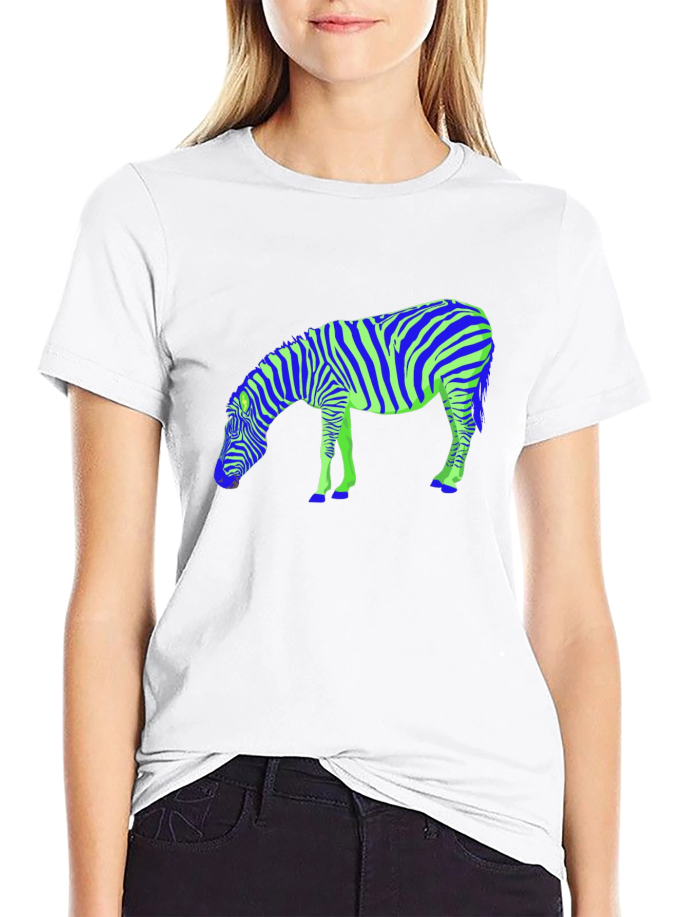 Black Zebra Graphic Tee - Bold Style view 9