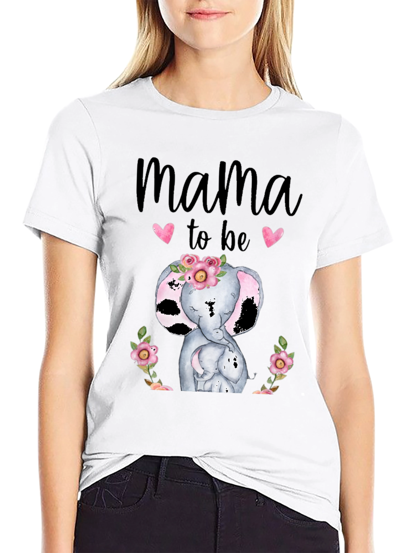 Mama To Be Elephant T-Shirt - 9