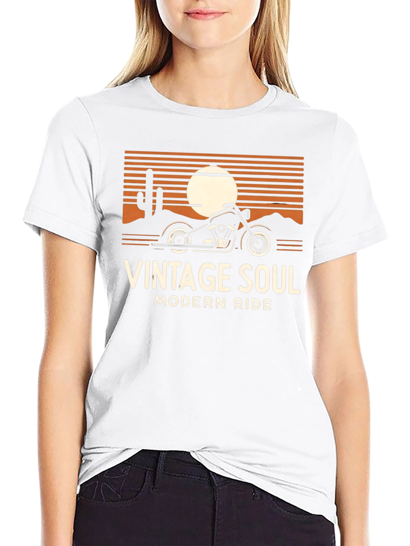 Black Vintage Soul Modern Ride Graphic Tee view 9