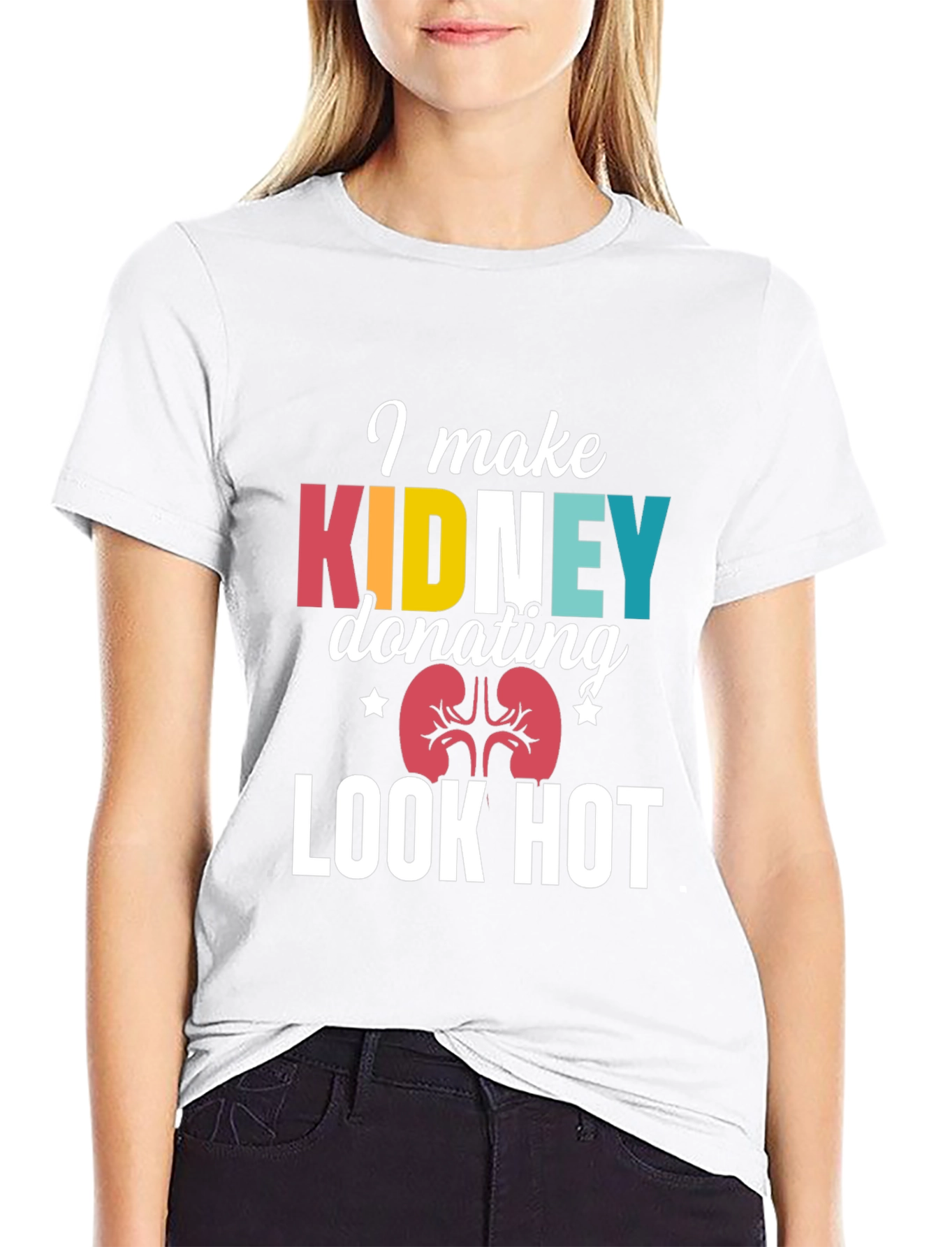 Black Kidney Donation T-Shirt: Make a Statement! view 9