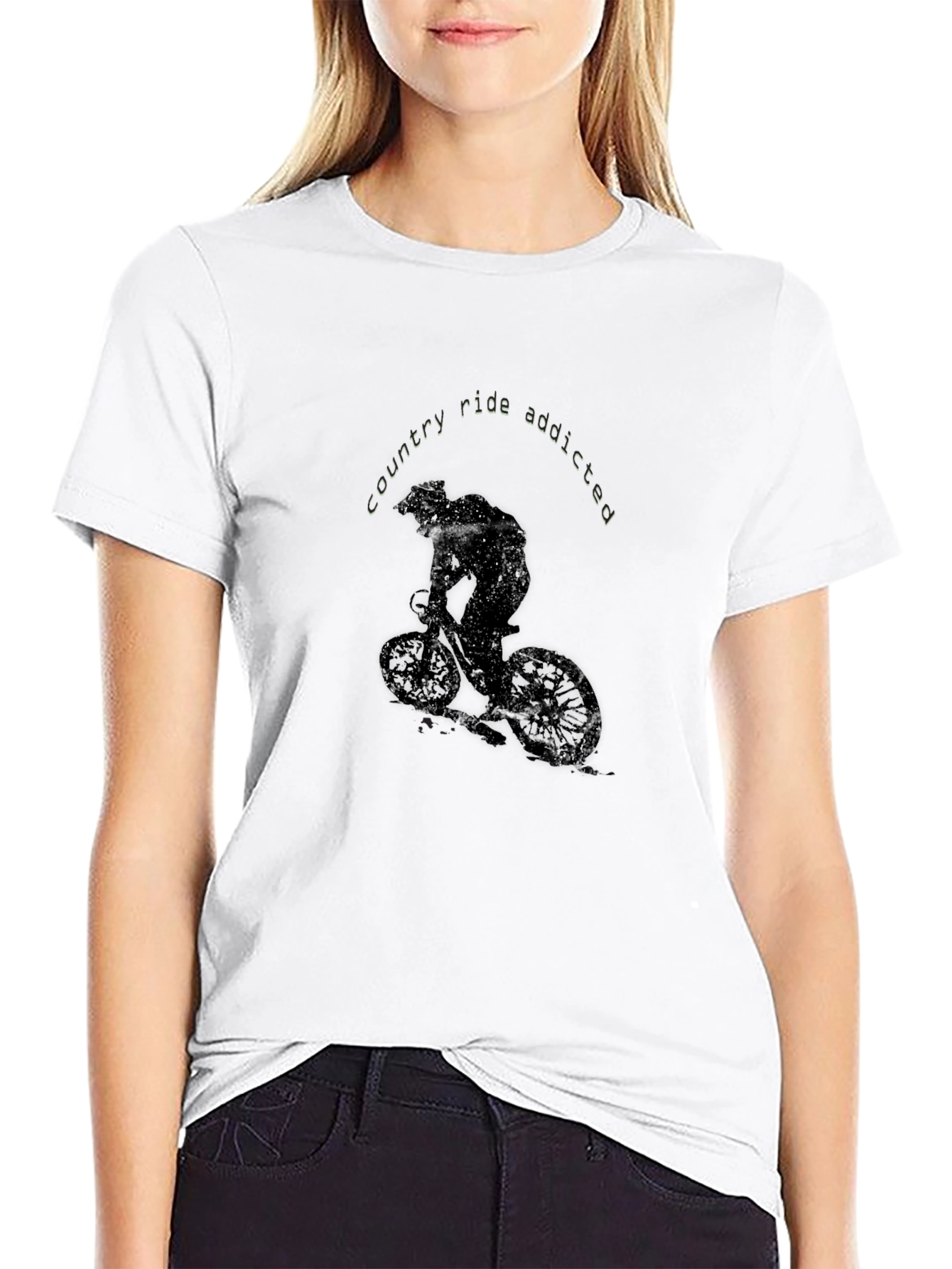 Black Country Ride Addicted Black T-Shirt view 9