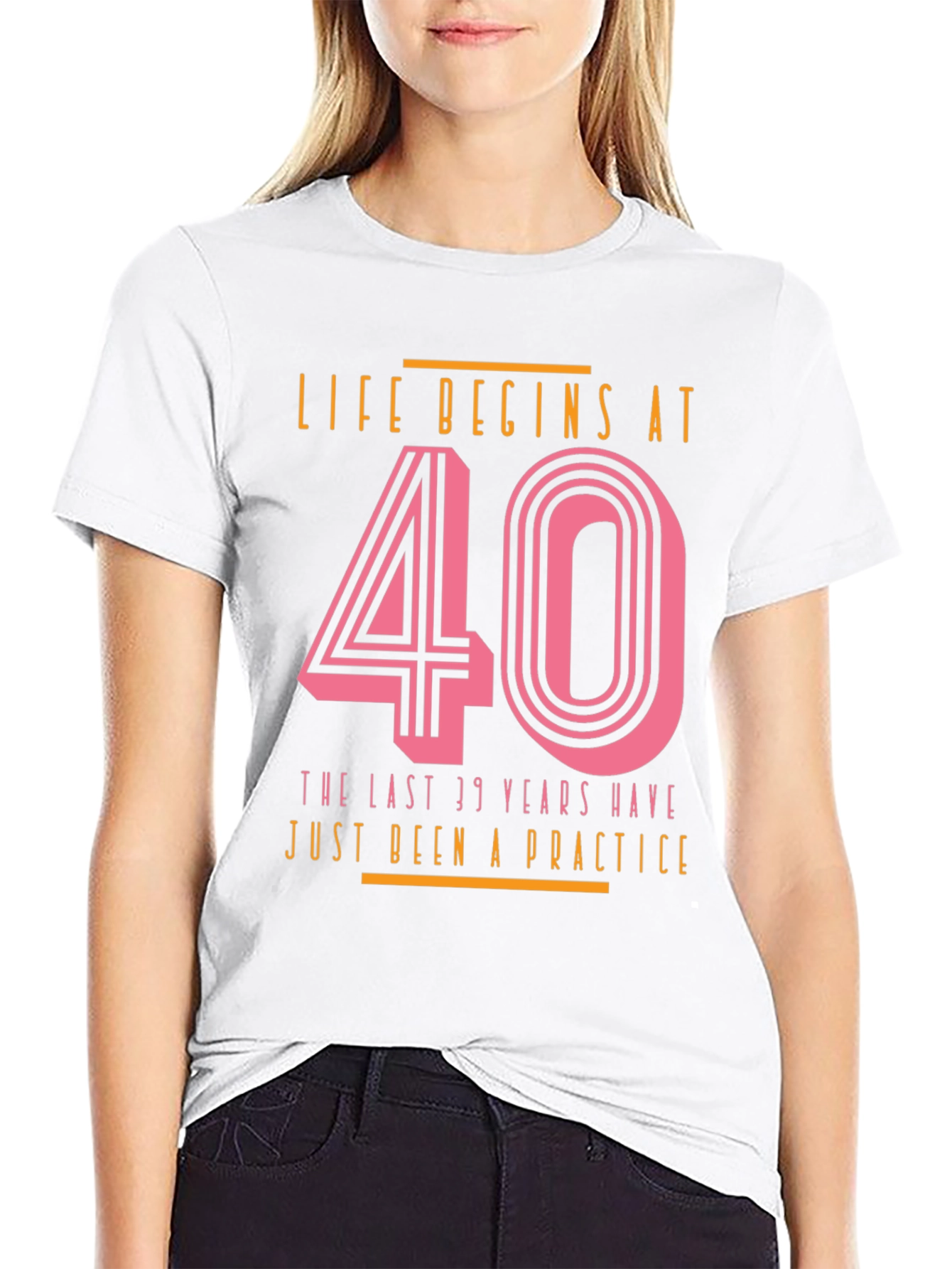 Black Life Begins at 40 T-Shirt view 9