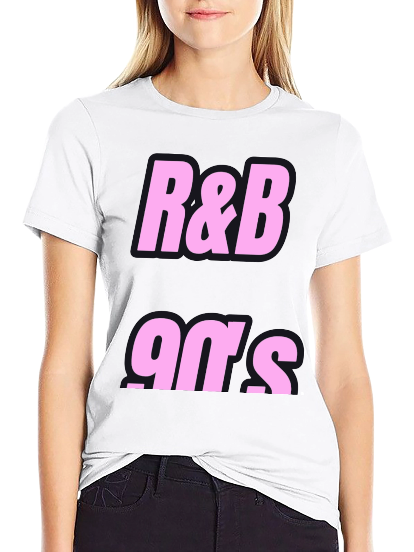Black R&B 90's Black Graphic Tee view 9