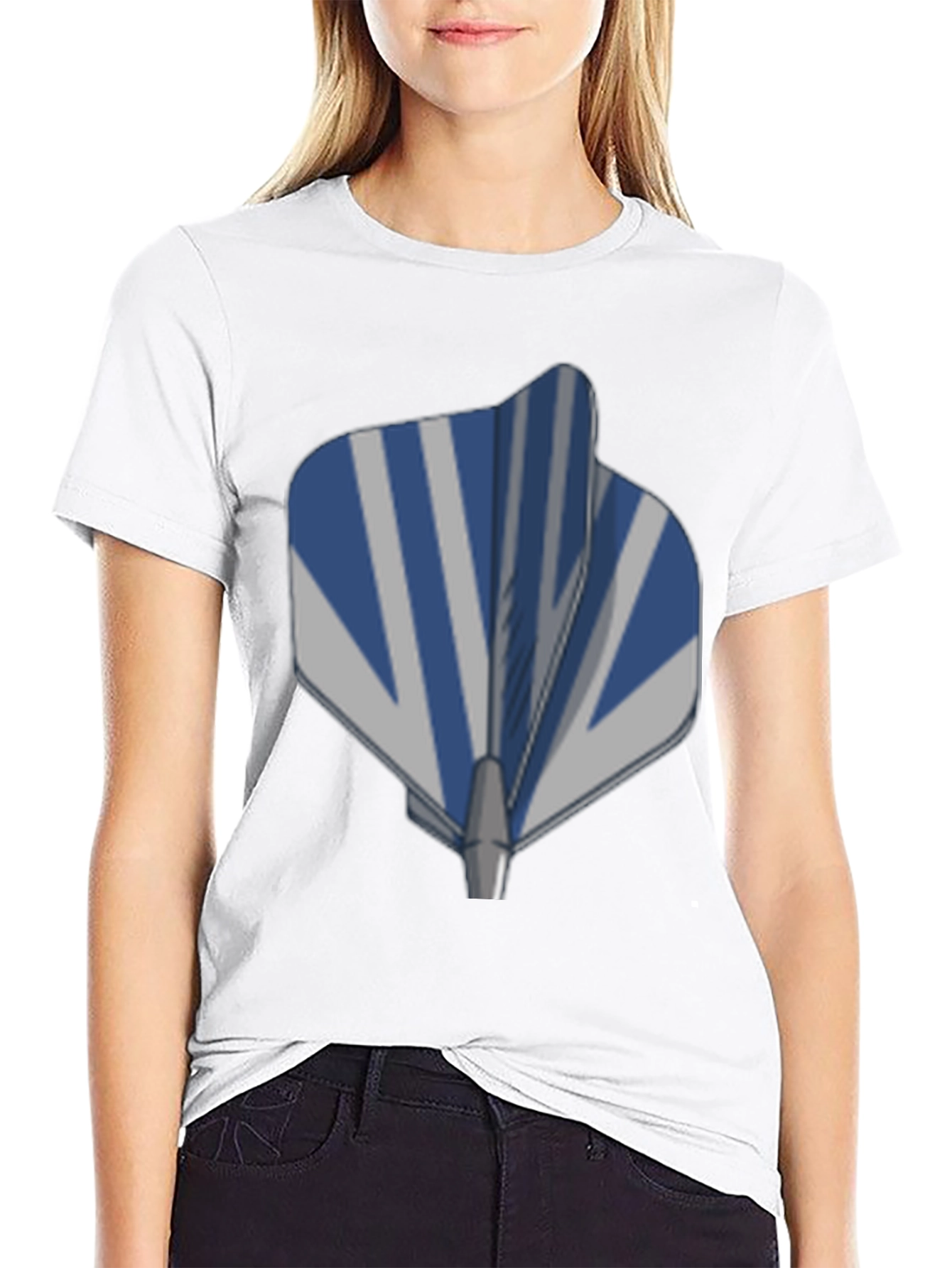 Black Dart Flight Graphic Tee - Stylish & Unique Design view 9