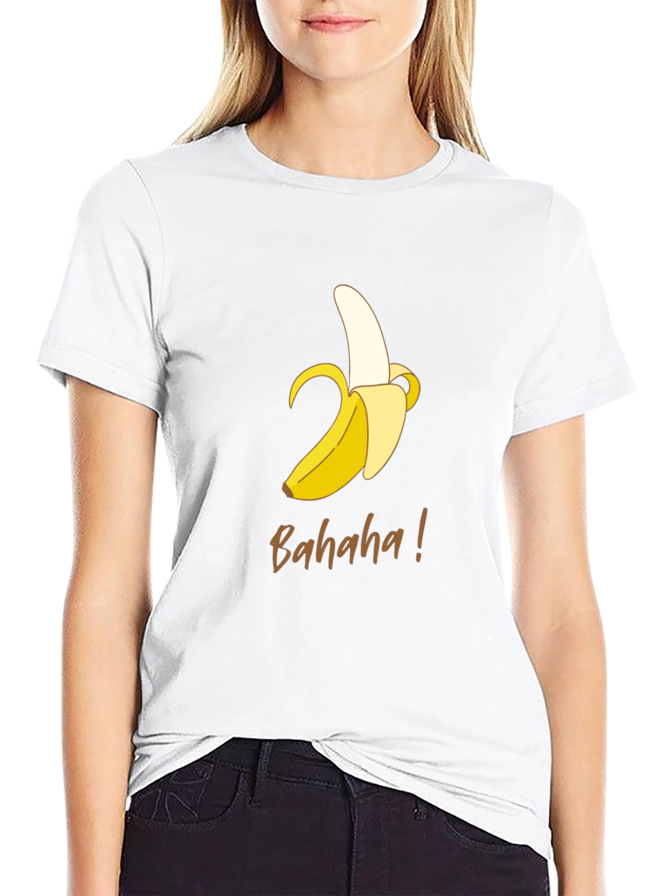 Black Banana Graphic T-Shirt - Funny Fruit Tee view 9