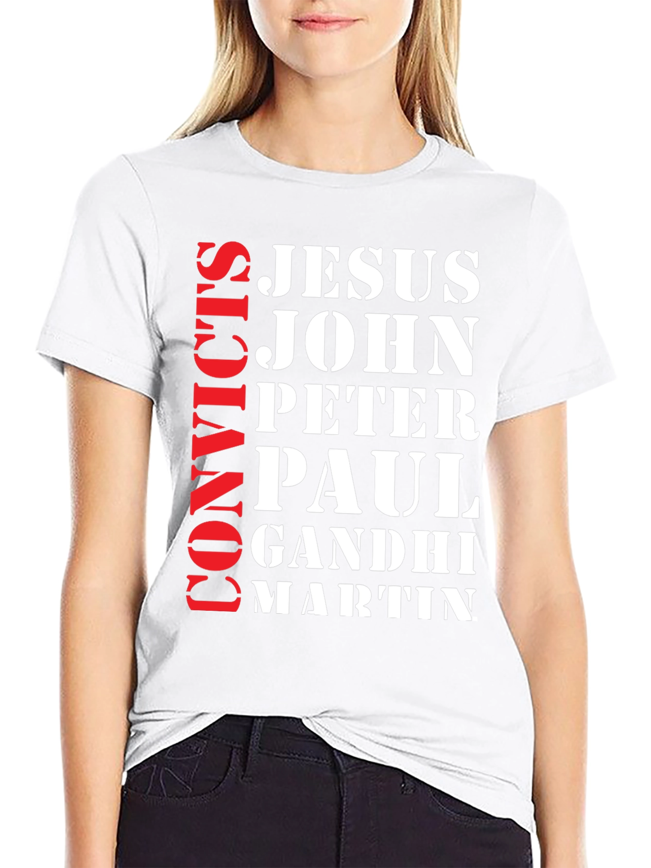 Black Convict's Jesus John T-Shirt view 9