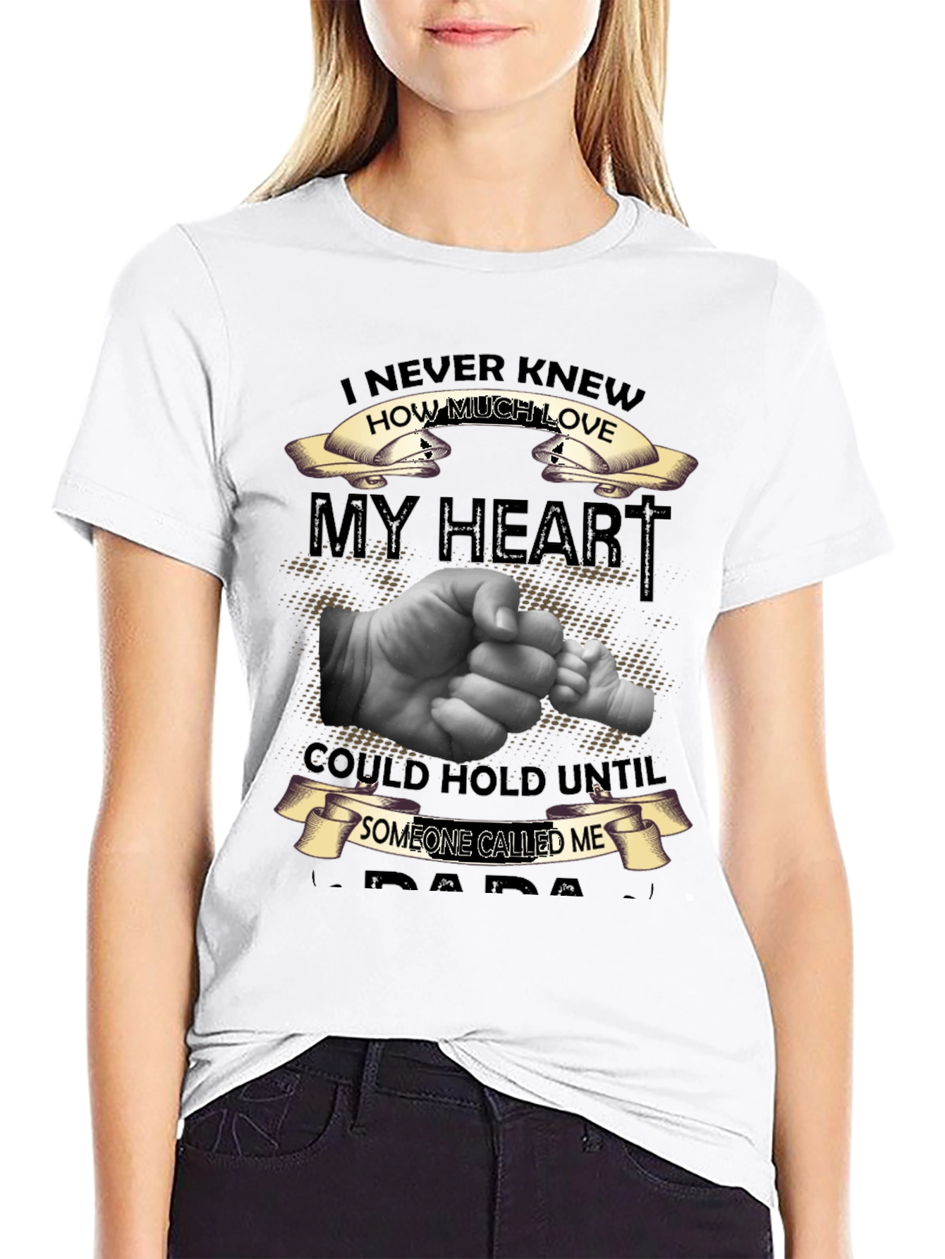 Black I Never Knew How Much Love T-Shirt view 9