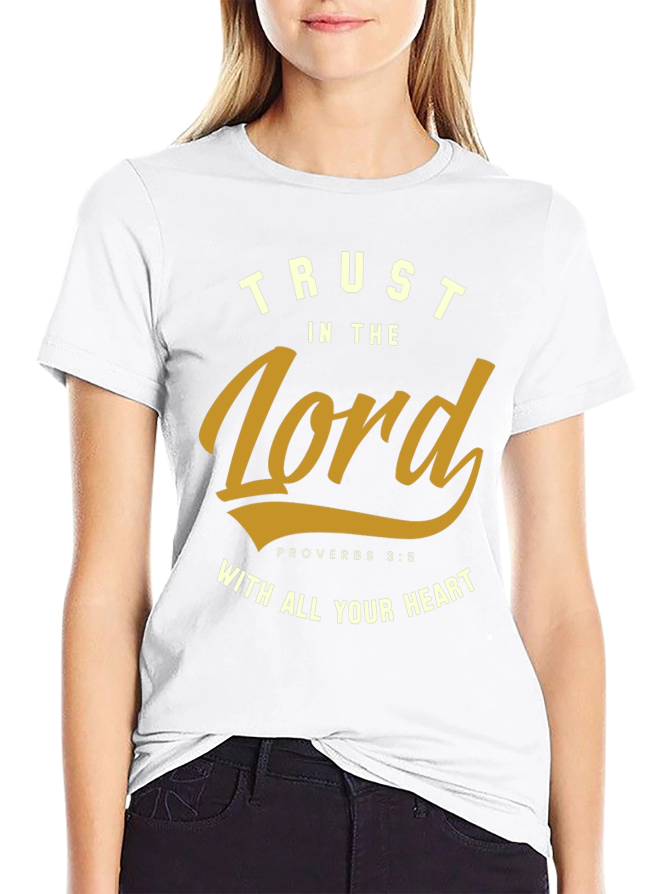 Black Trust in the Lord T-Shirt view 9