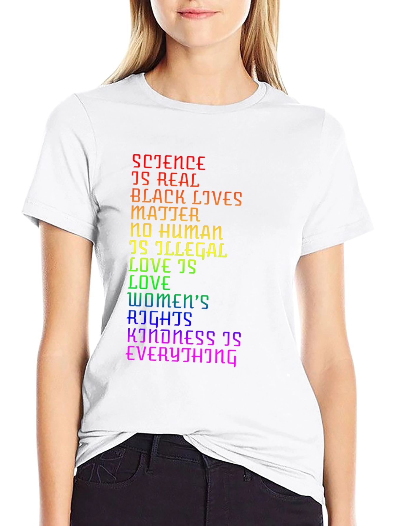 Black Science is Real Black Lives Matter LGBTQ+ T-Shirt view 9