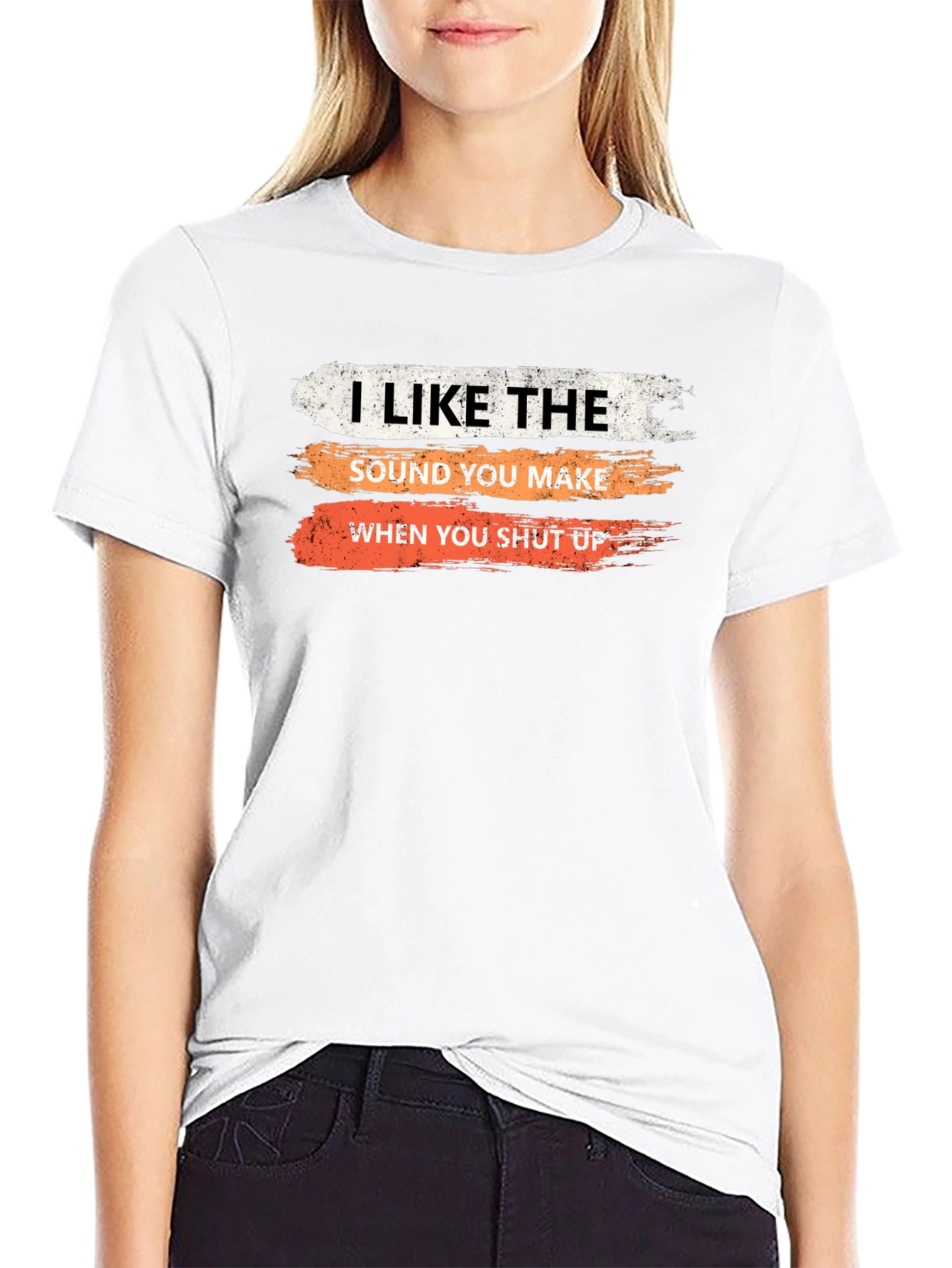Black Humorous Sarcastic T-Shirt: I Like the Sound You Make... view 9