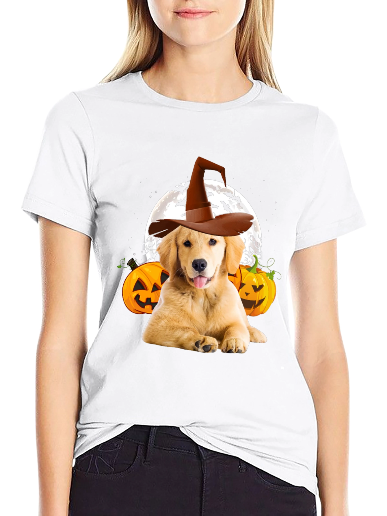 Black Halloween Dog T-Shirt view 9