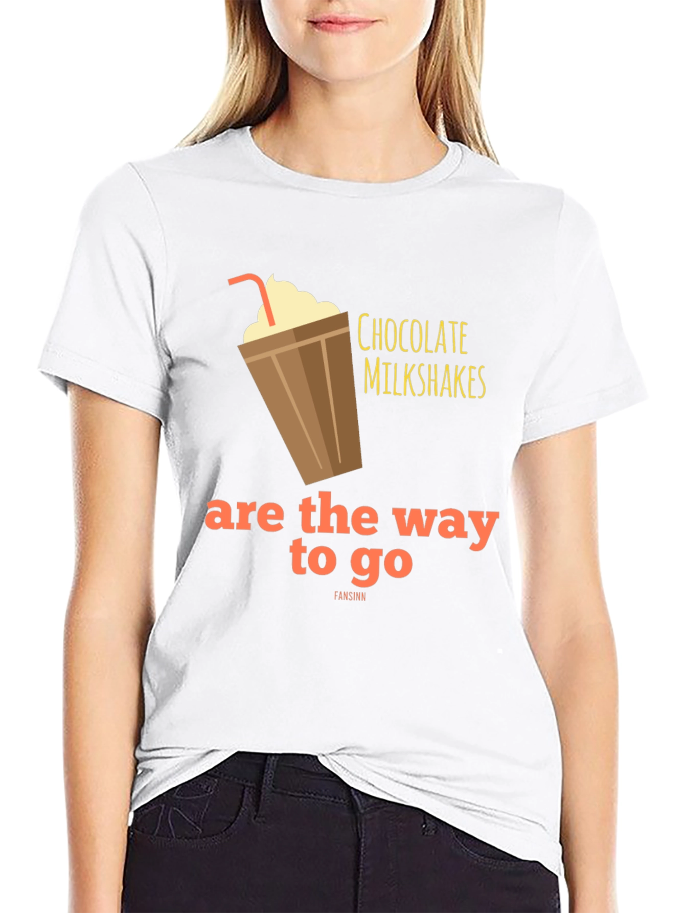 Black Chocolate Milkshake T-Shirt - Sweet Tooth Style! view 9