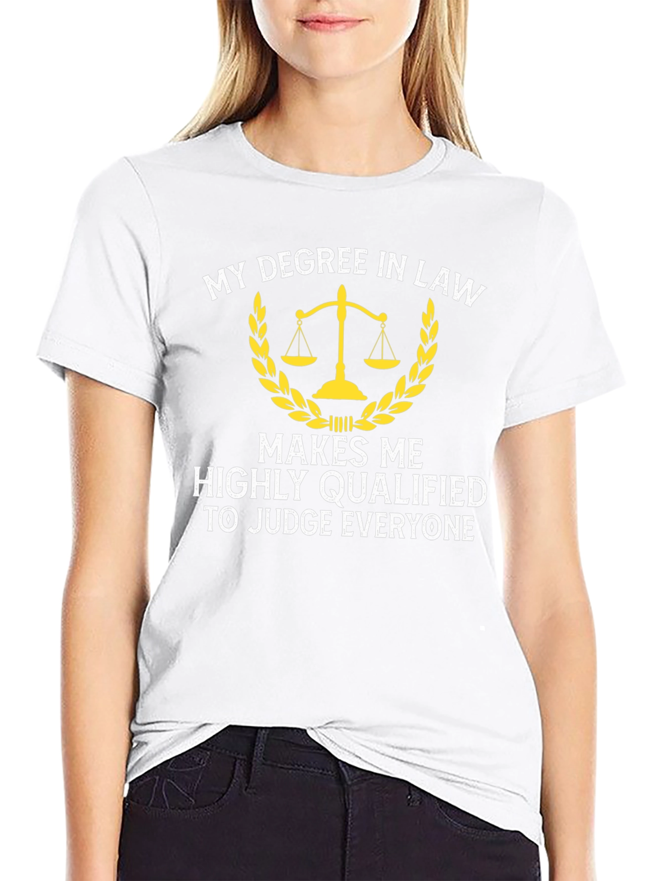 Law Degree Judge T-Shirt - Legal Humor - 9