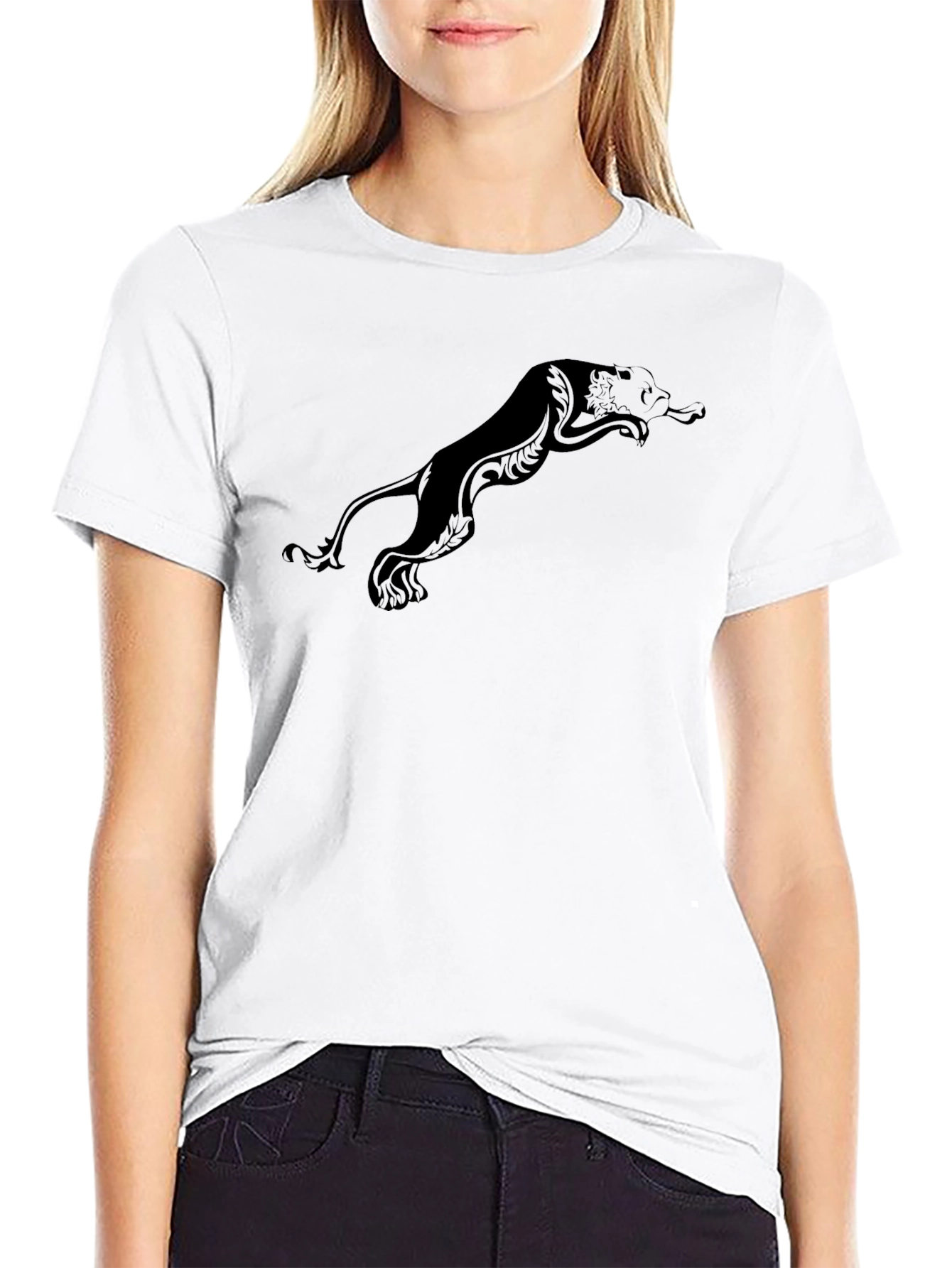 Black Black Panther Graphic Tee - Stylish Men's Casual T-Shirt view 9