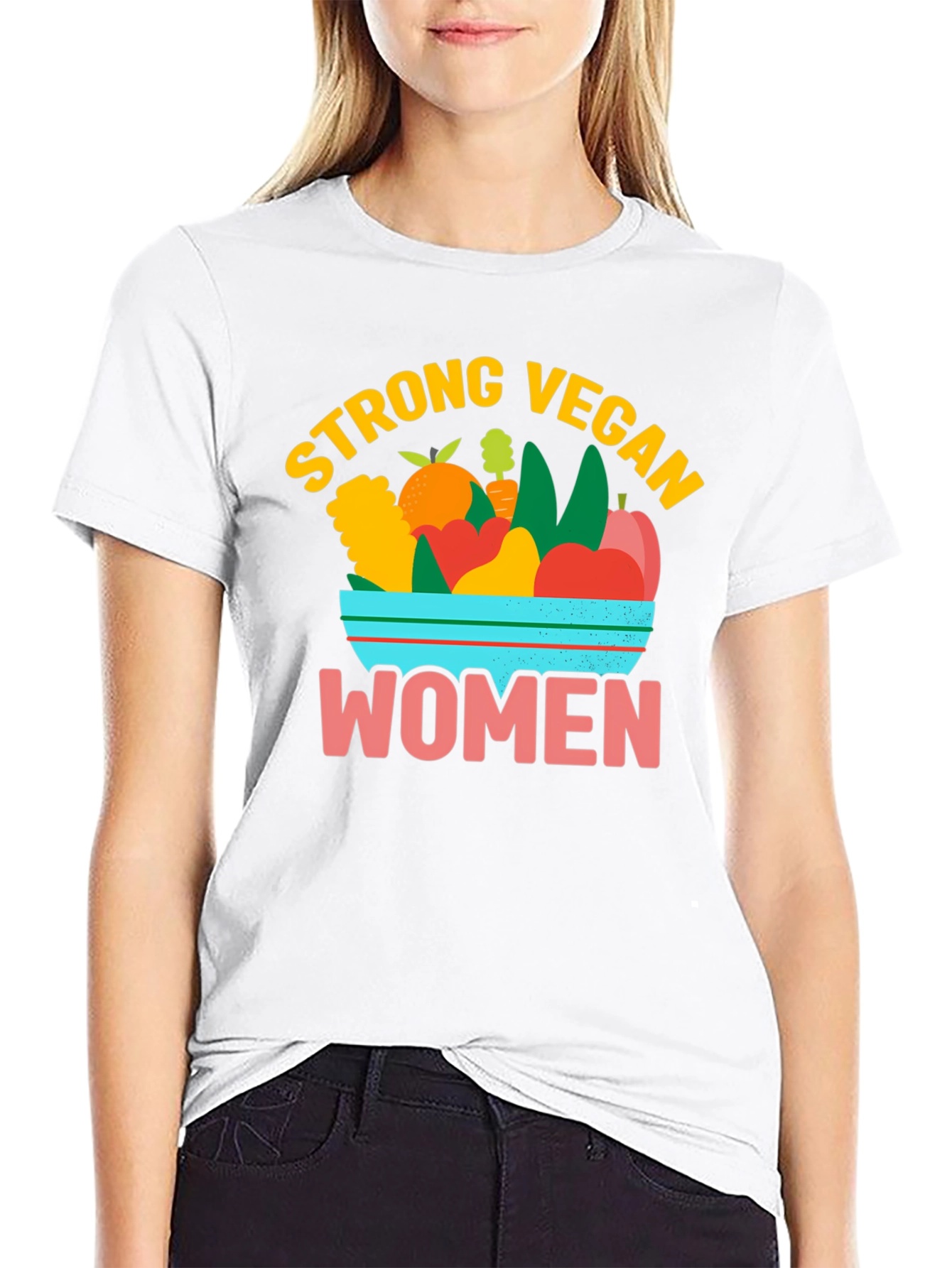 Strong Vegan Women Graphic Tee - 9