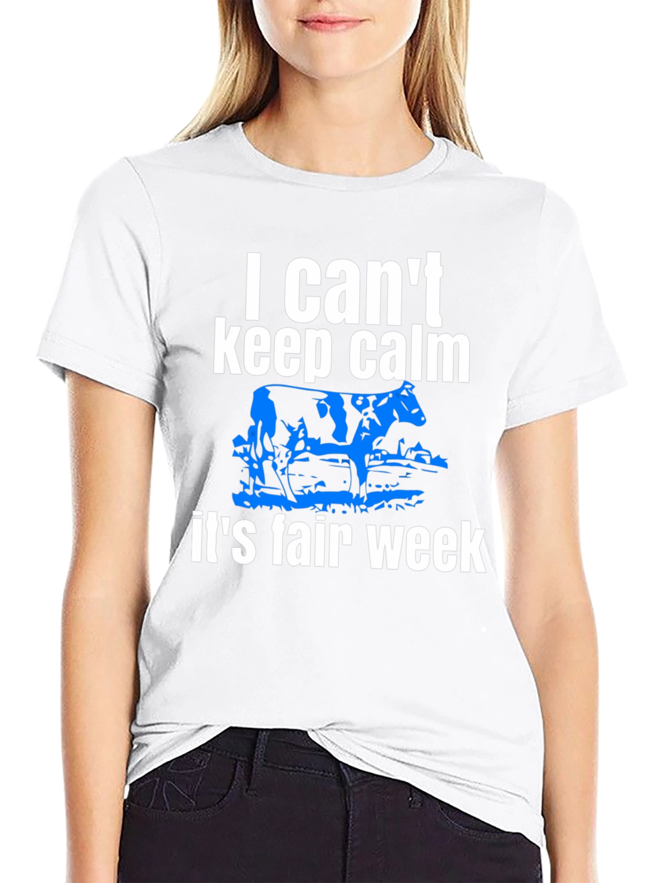 Black I Can't Keep Calm It's Fair Week T-Shirt view 9