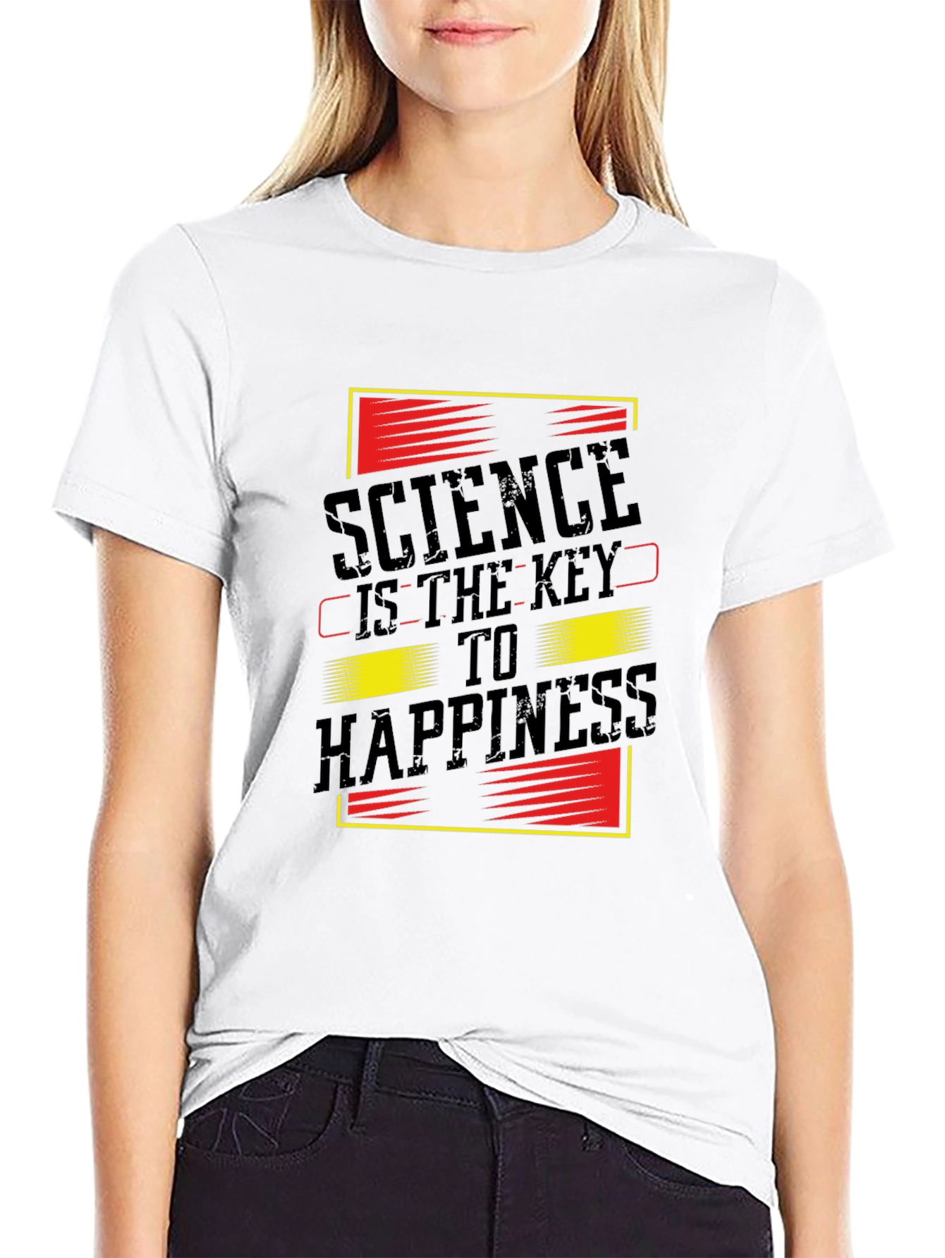 Black Science is the Key T-Shirt - Smart Casual Style view 9