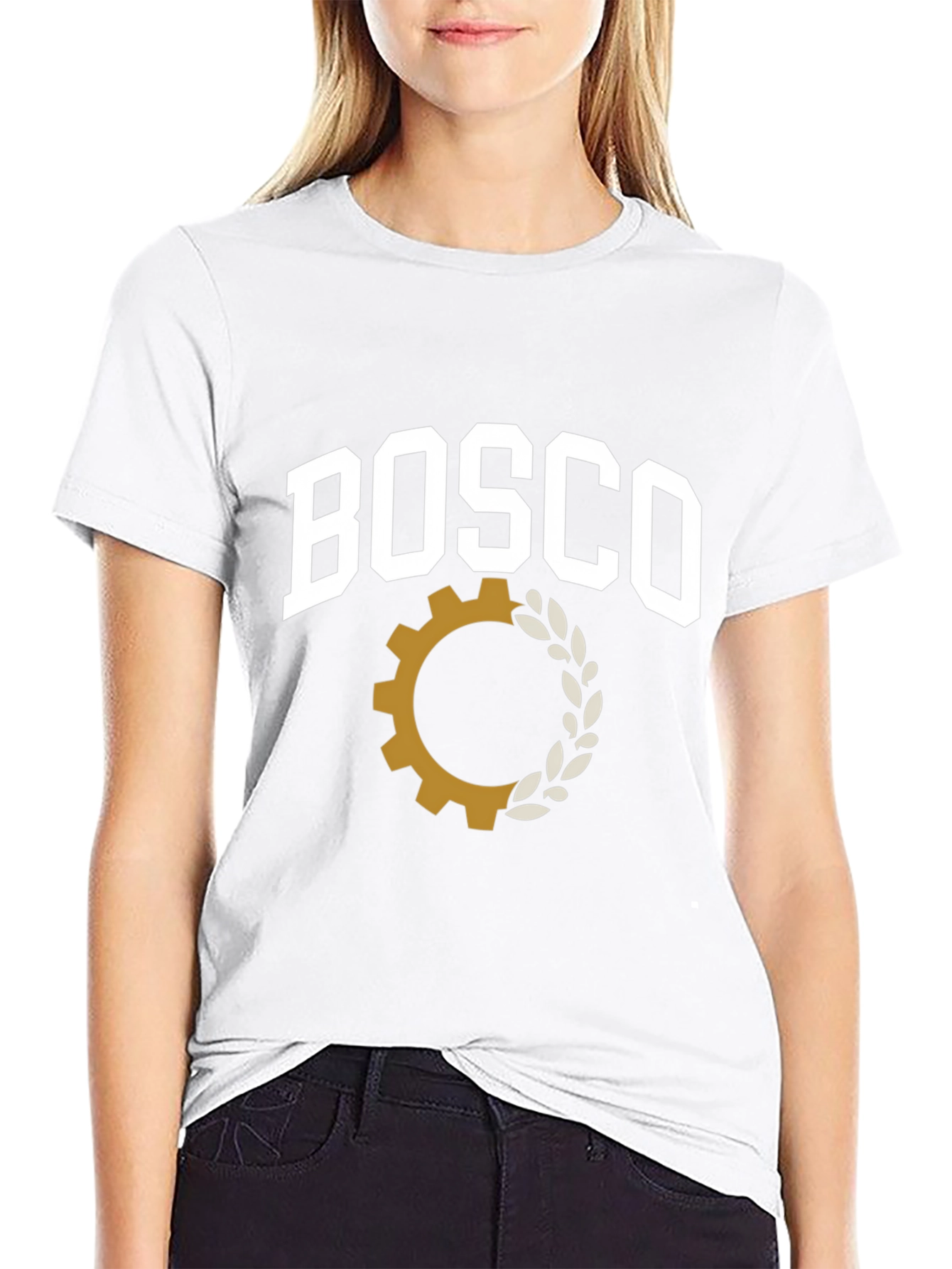 Black Bosco Gear Tee - Classic Graphic T-Shirt view 9