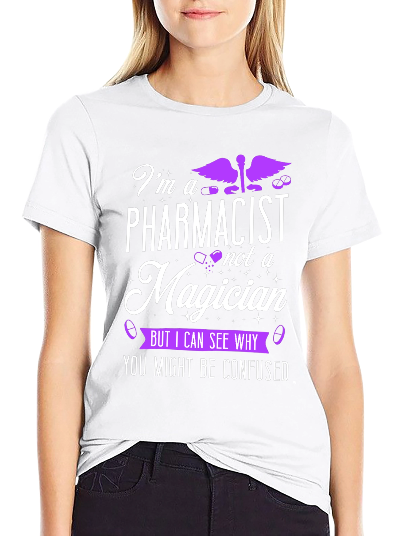 Black Pharmacist Magician Funny T-Shirt view 9