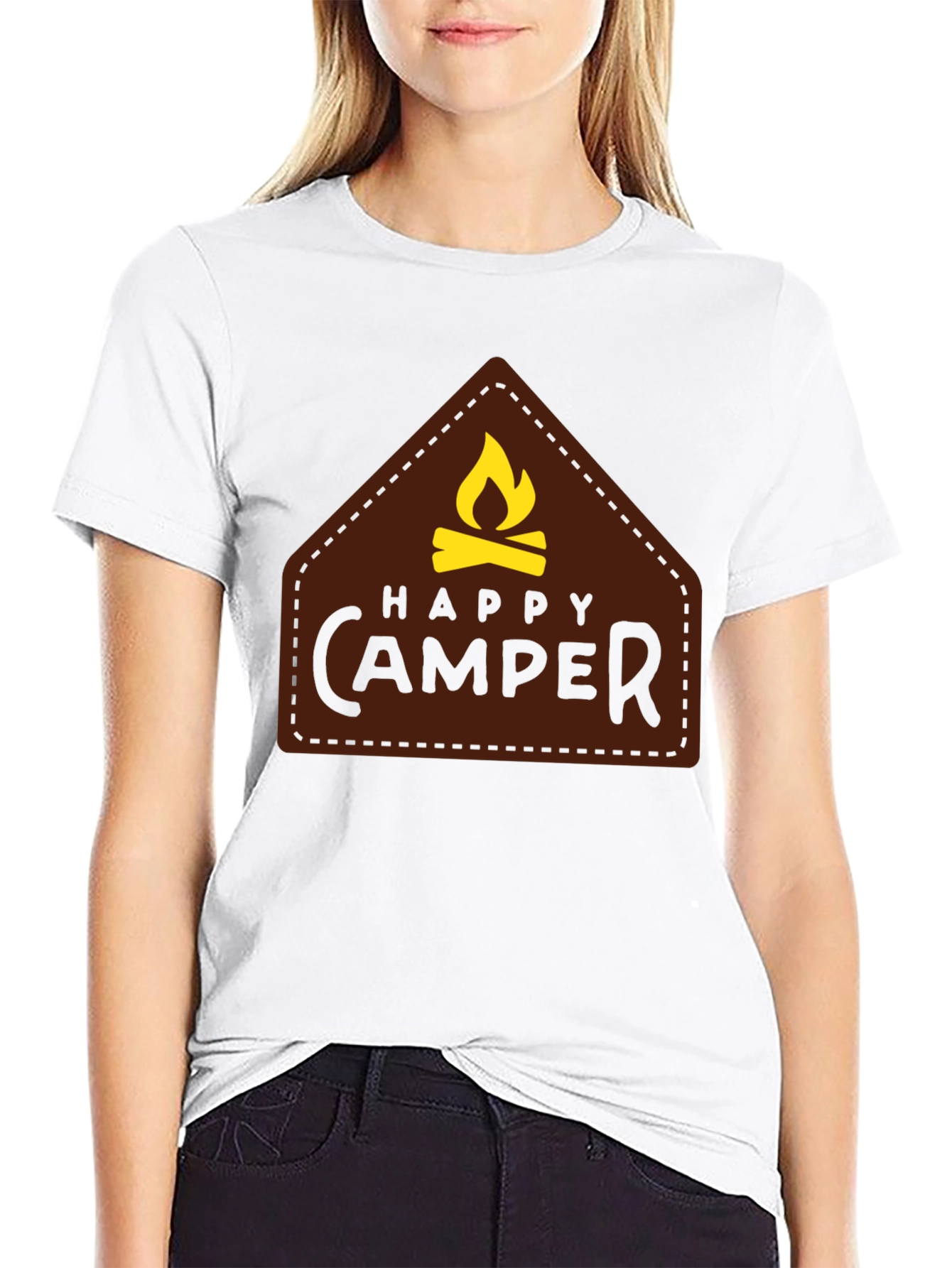 Black Happy Camper Graphic Tee - Adventure Ready! view 9