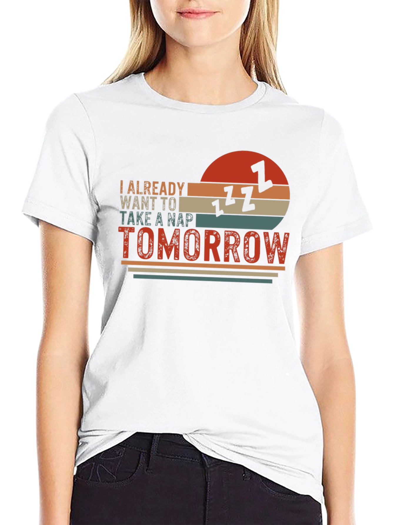 Black I Already Want To Take A Nap Tomorrow T-Shirt view 9