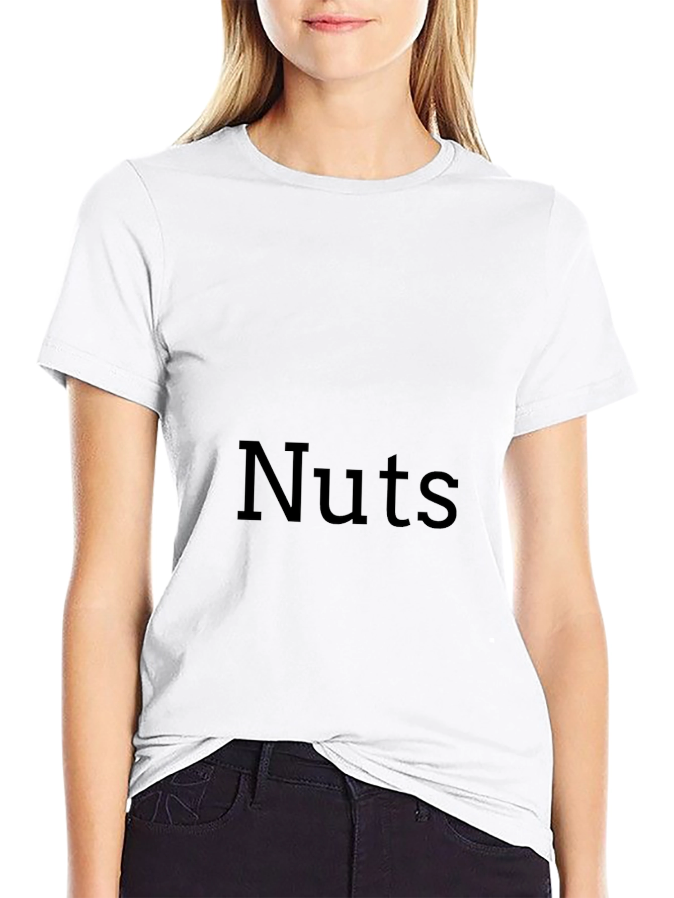 Black Nuts Graphic T-Shirt - Casual Black Tee view 9