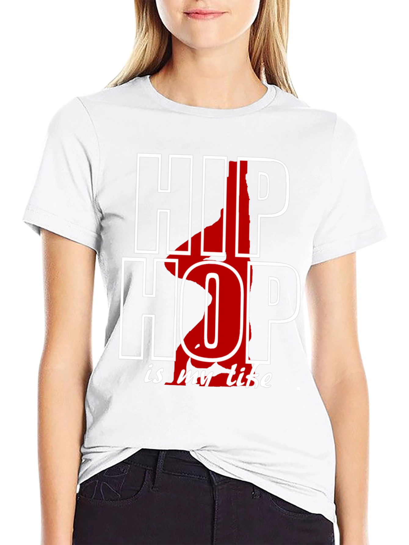 Black Hip Hop Is My Life Black T-Shirt view 9