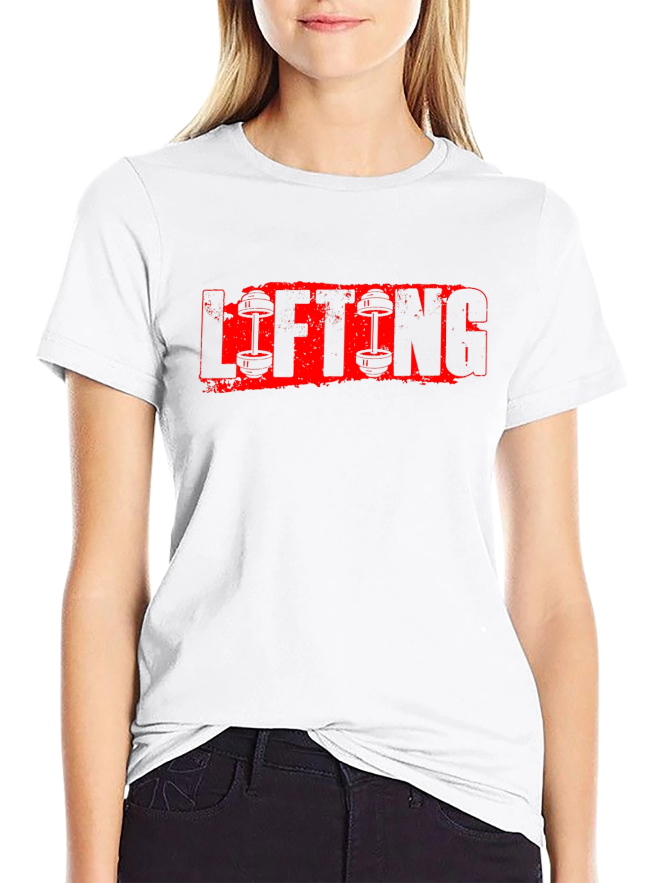 Black Lifting Graphic Tee - Black Fitness Shirt view 9