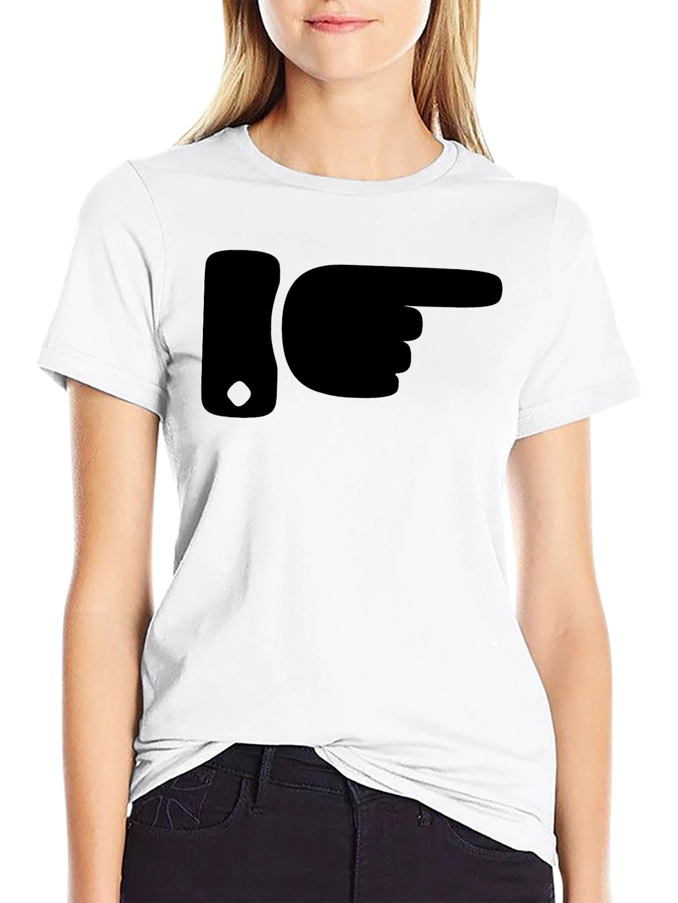 Black Right Direction T-Shirt view 9