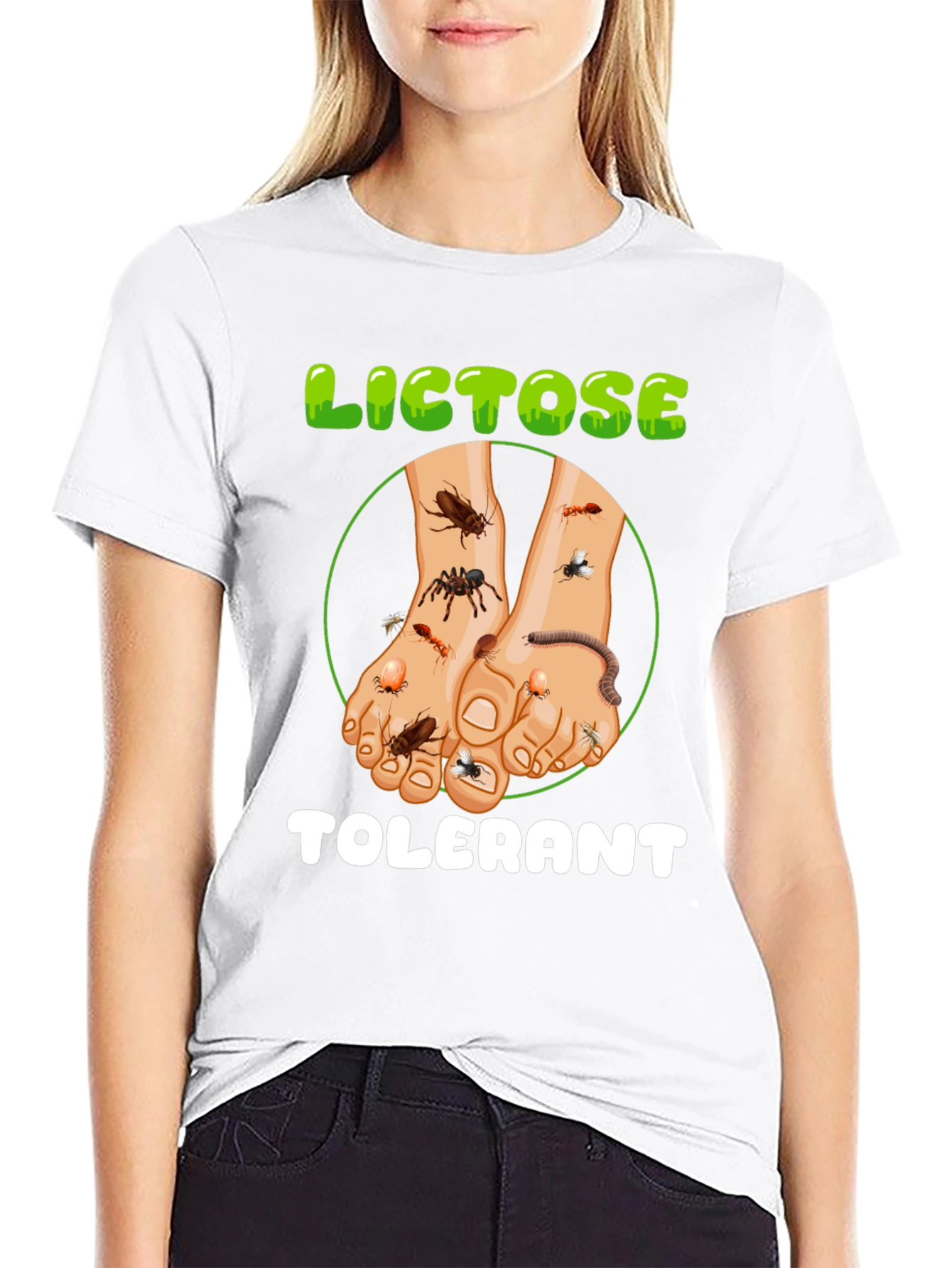 Black Lictose Tolerant Graphic T-Shirt view 9