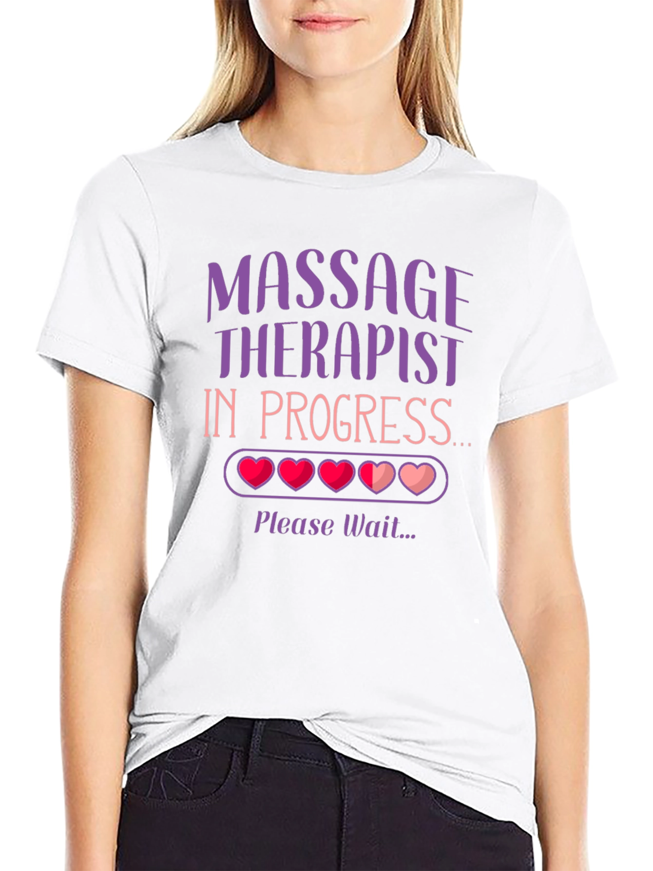 Black Massage Therapist In Progress T-Shirt view 9