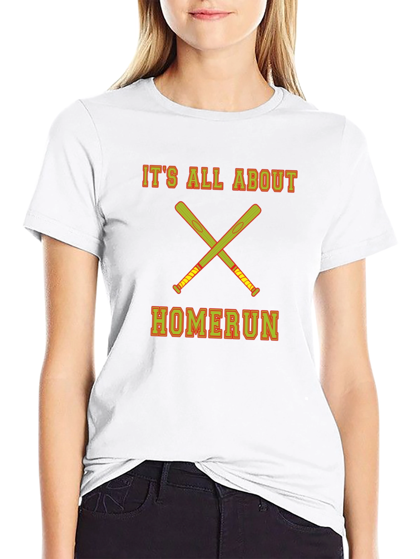 Black It's All About Homerun T-Shirt view 9