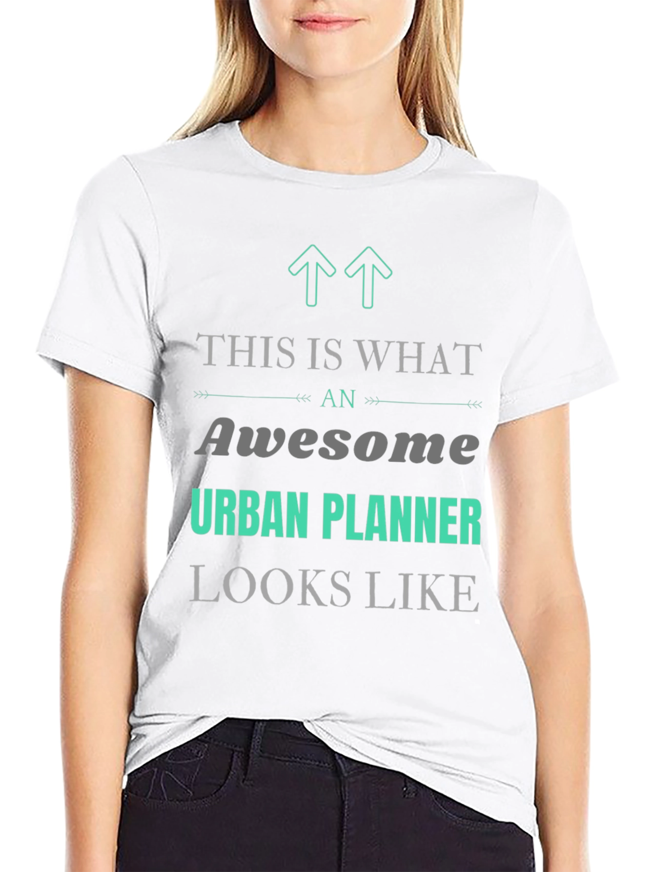 Black Awesome Urban Planner T-Shirt: Stylish Career Pride Apparel view 9