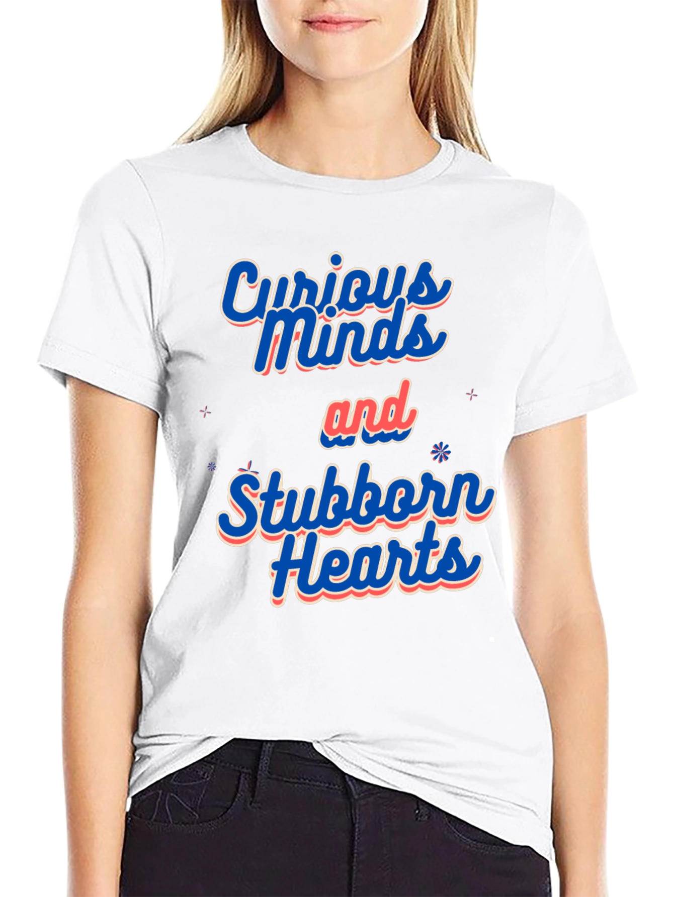 Curious Minds Stubborn Hearts Graphic Tee - 9