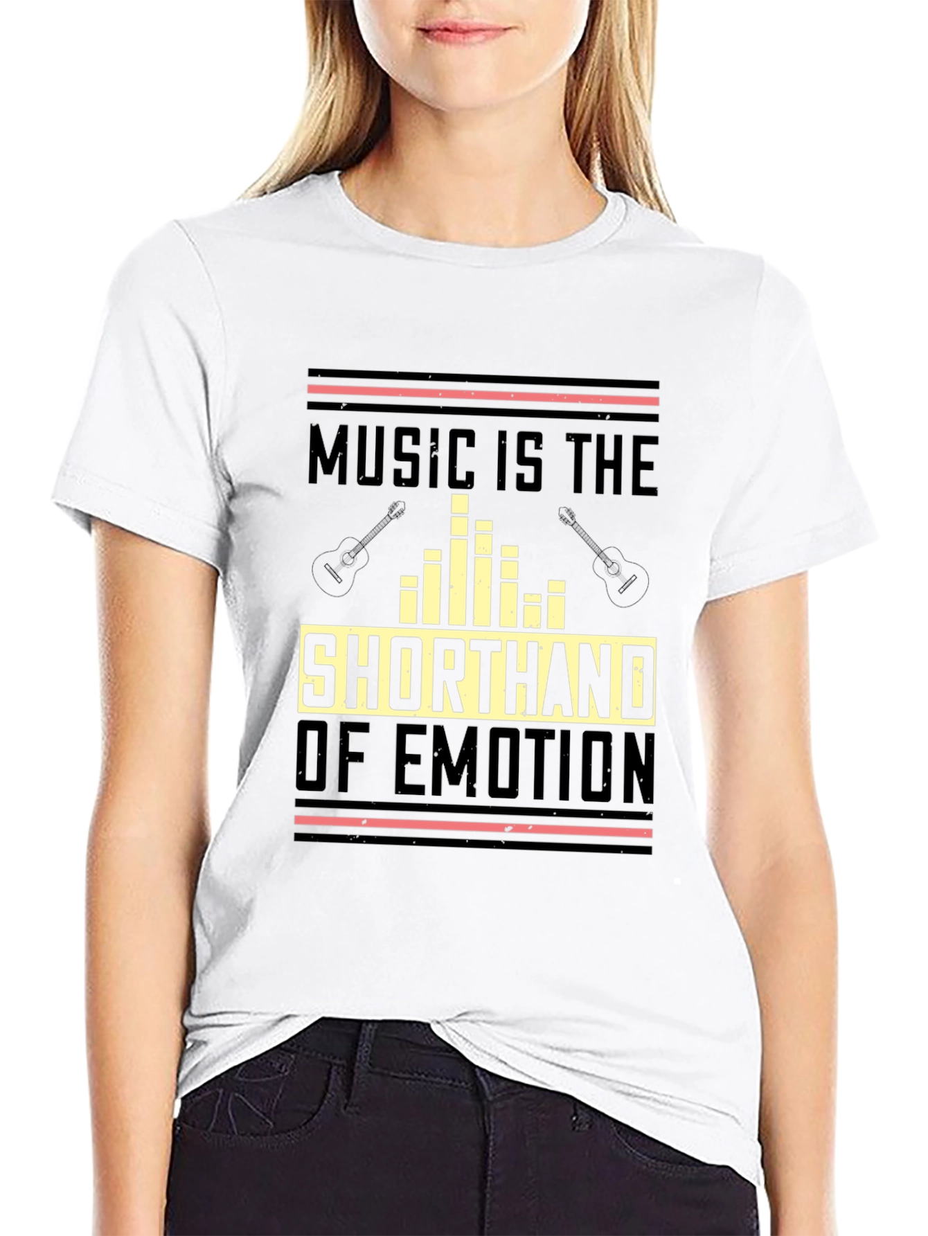 Black Music is the Shorthand of Emotion T-Shirt view 9