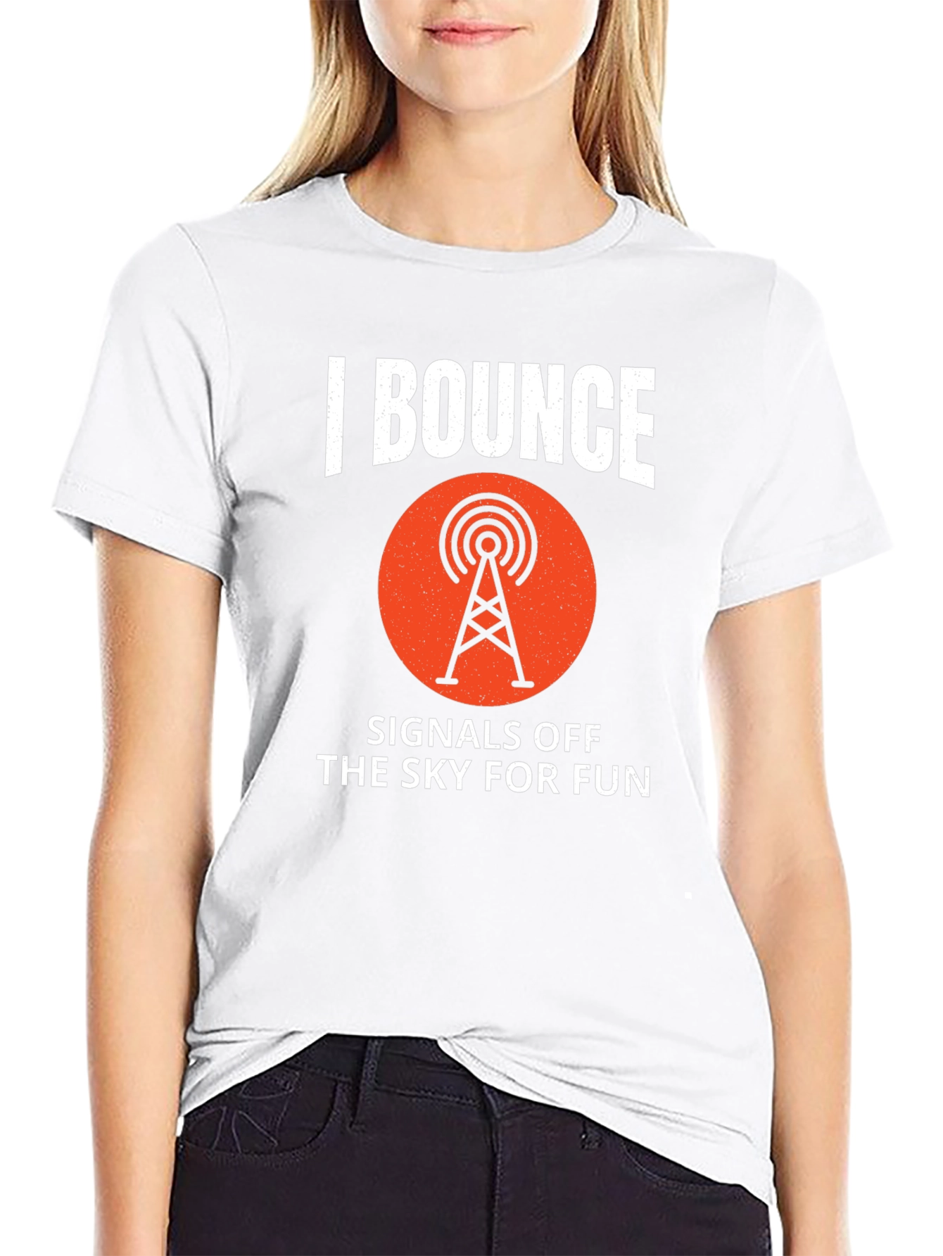 Black Bounce Signals T-Shirt - Amateur Radio Ham Operator Tee view 9