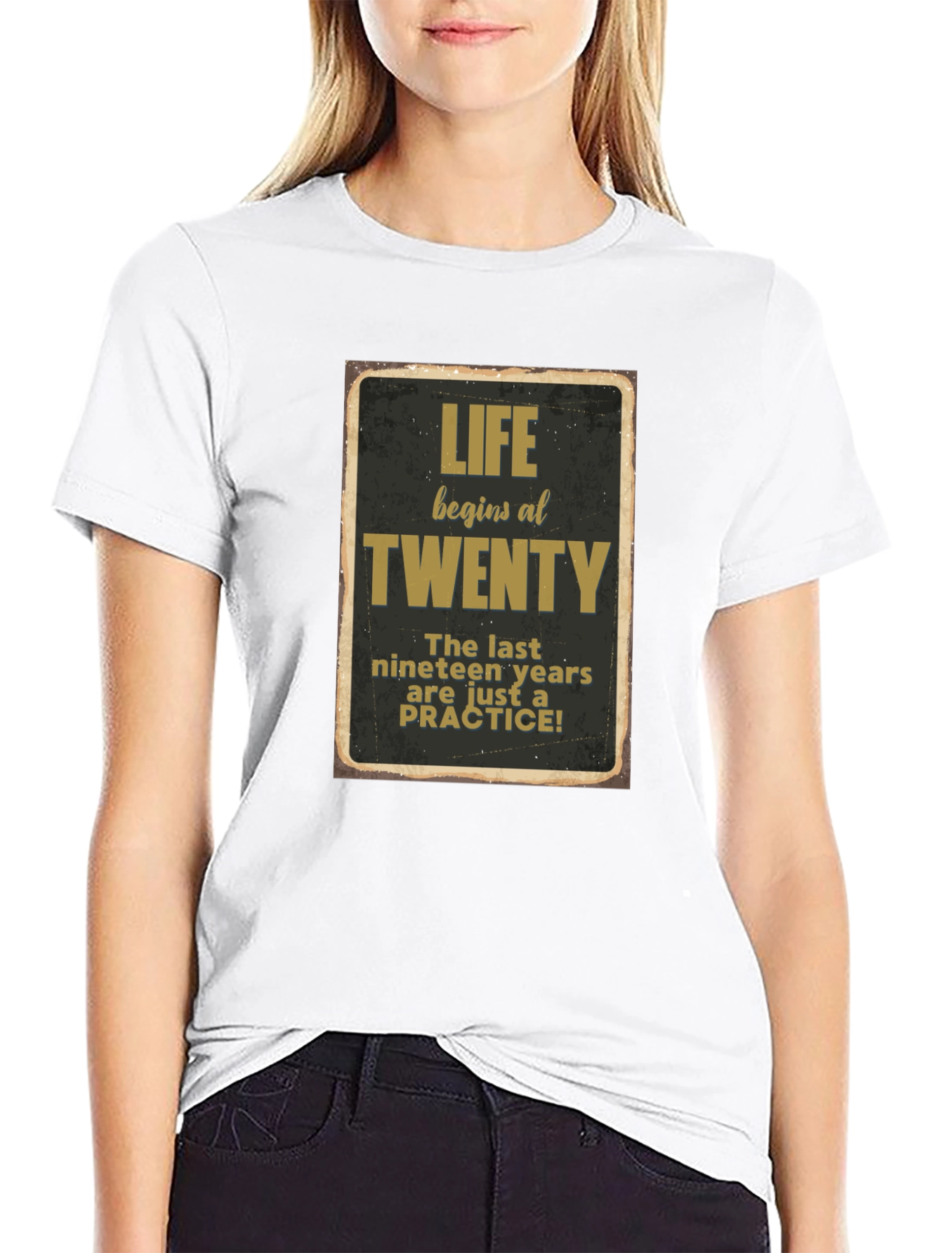 Life Begins At Twenty Graphic T-Shirt - 9