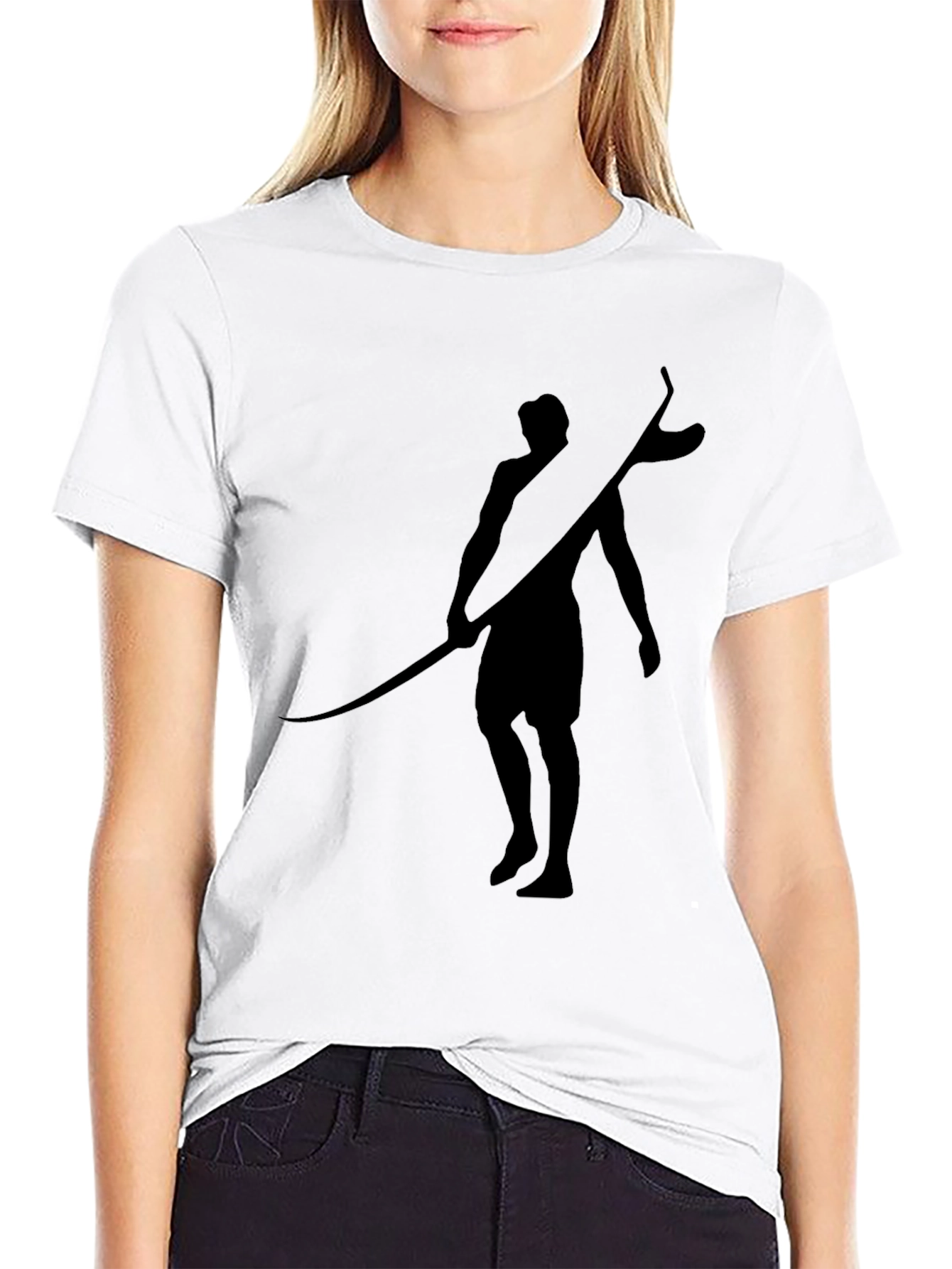 Black Black Surfer Graphic Tee view 9