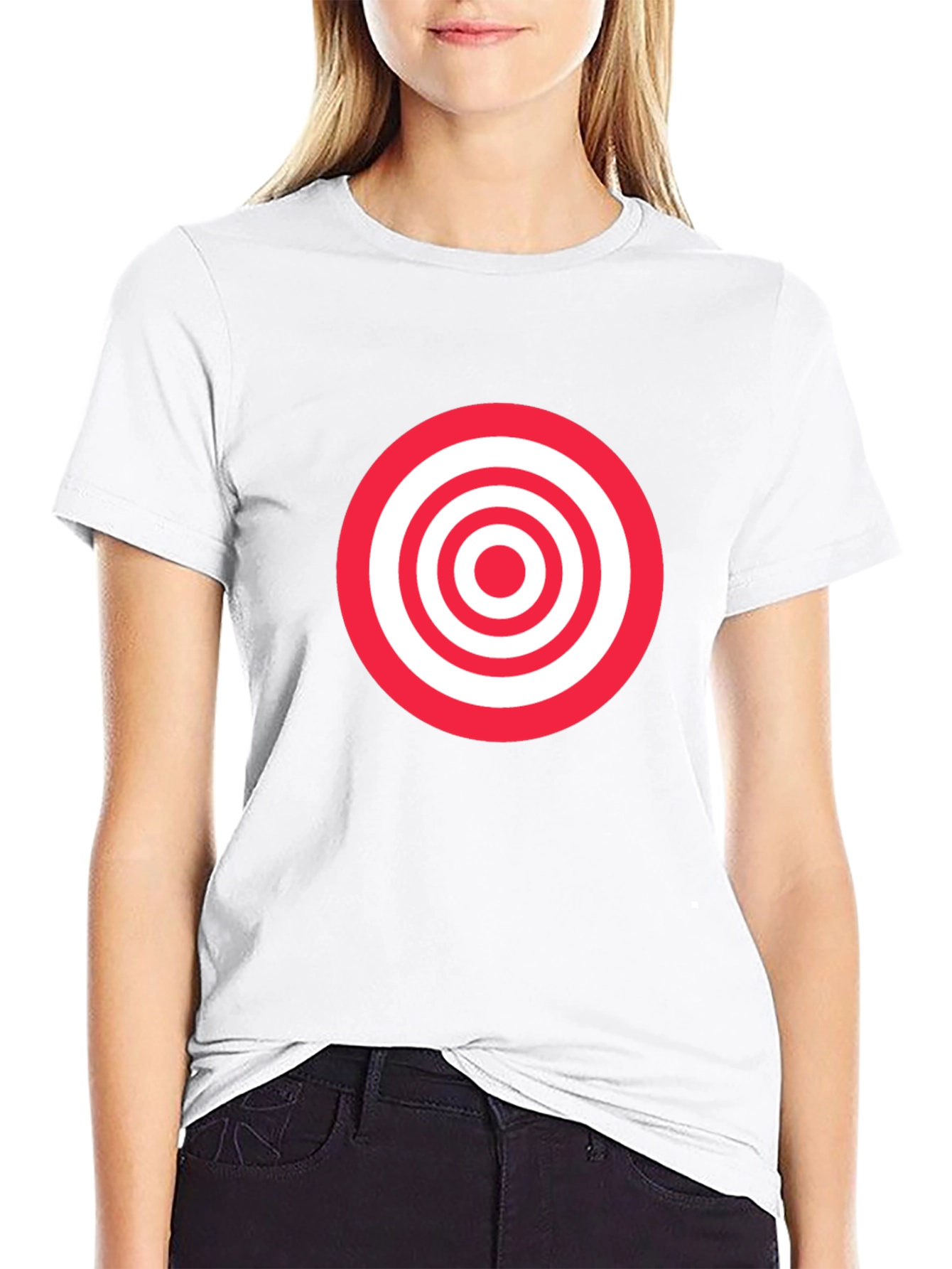 Black Target Graphic Tee - Black Cotton Comfort view 9