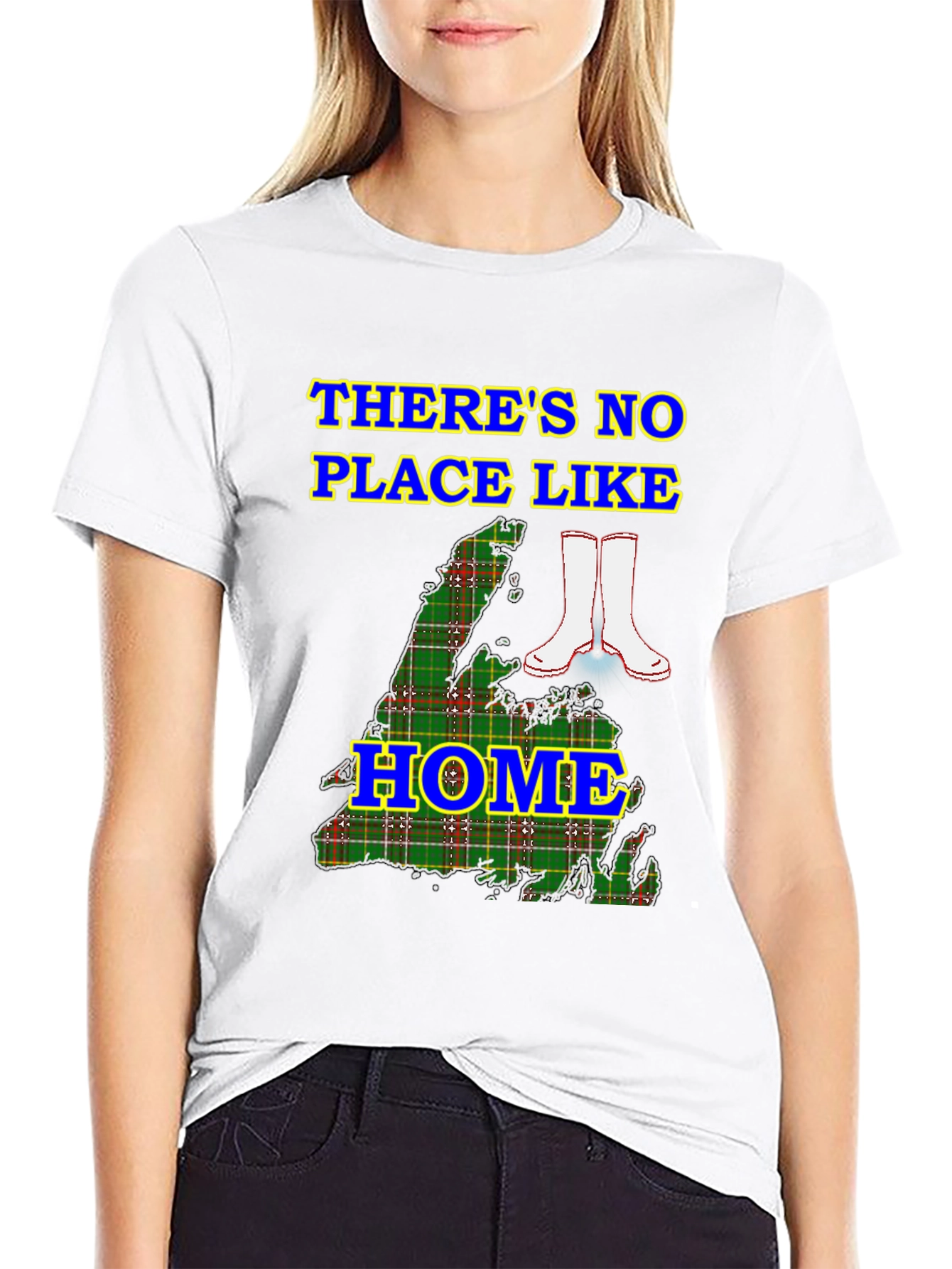 Black There's No Place Like Home T-Shirt view 9