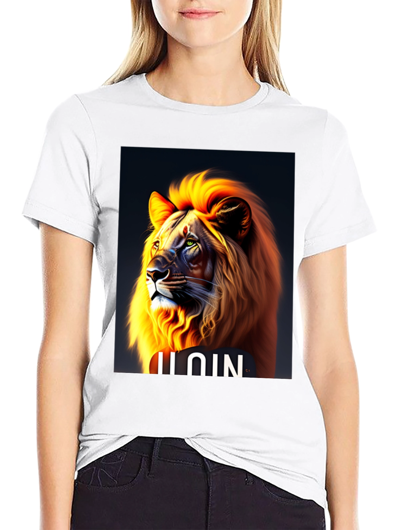 Black Lion Graphic Tee - Fierce Style view 9