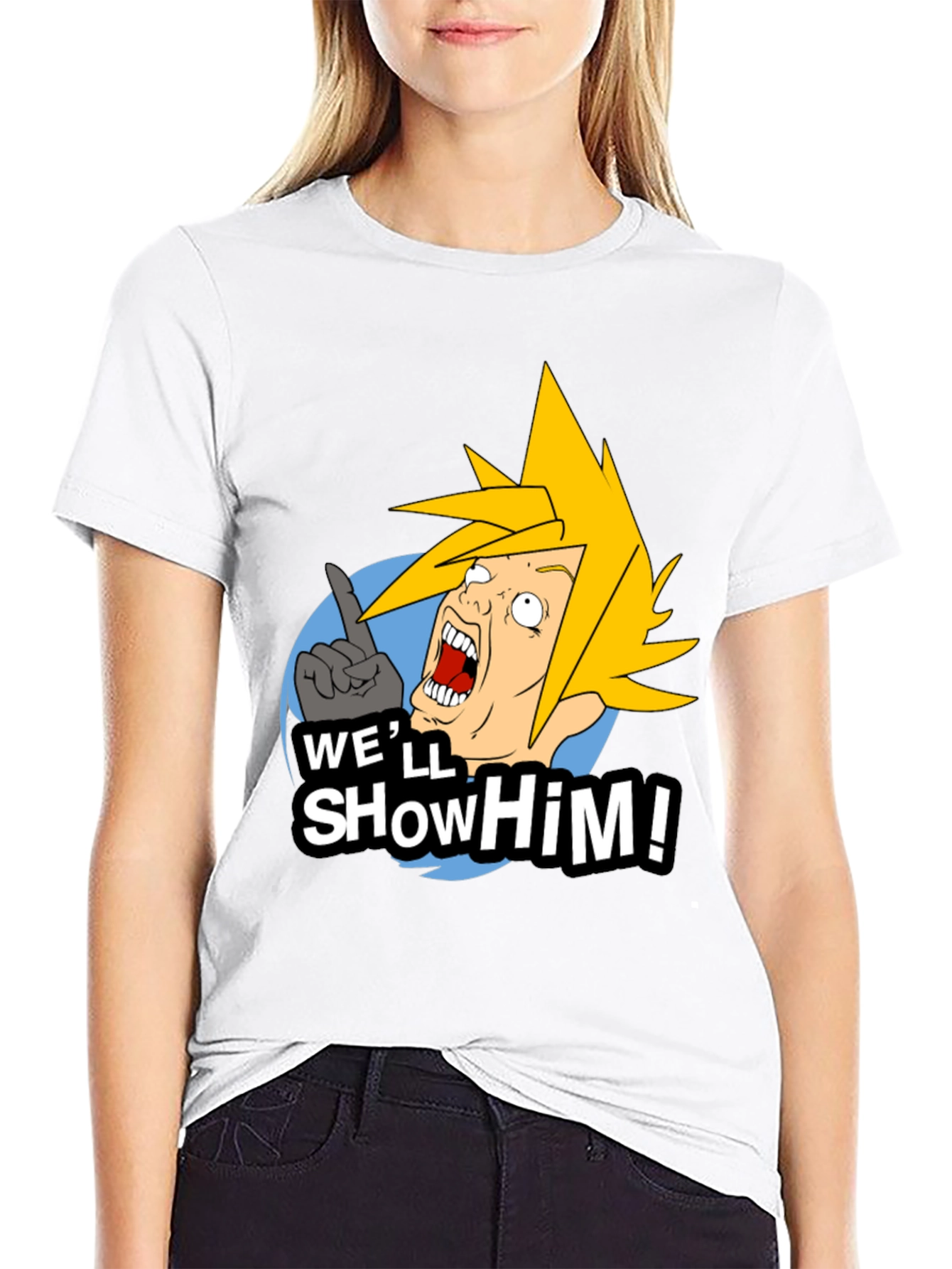 Black Funny Video Game T-Shirt - We'll Show Him! view 9