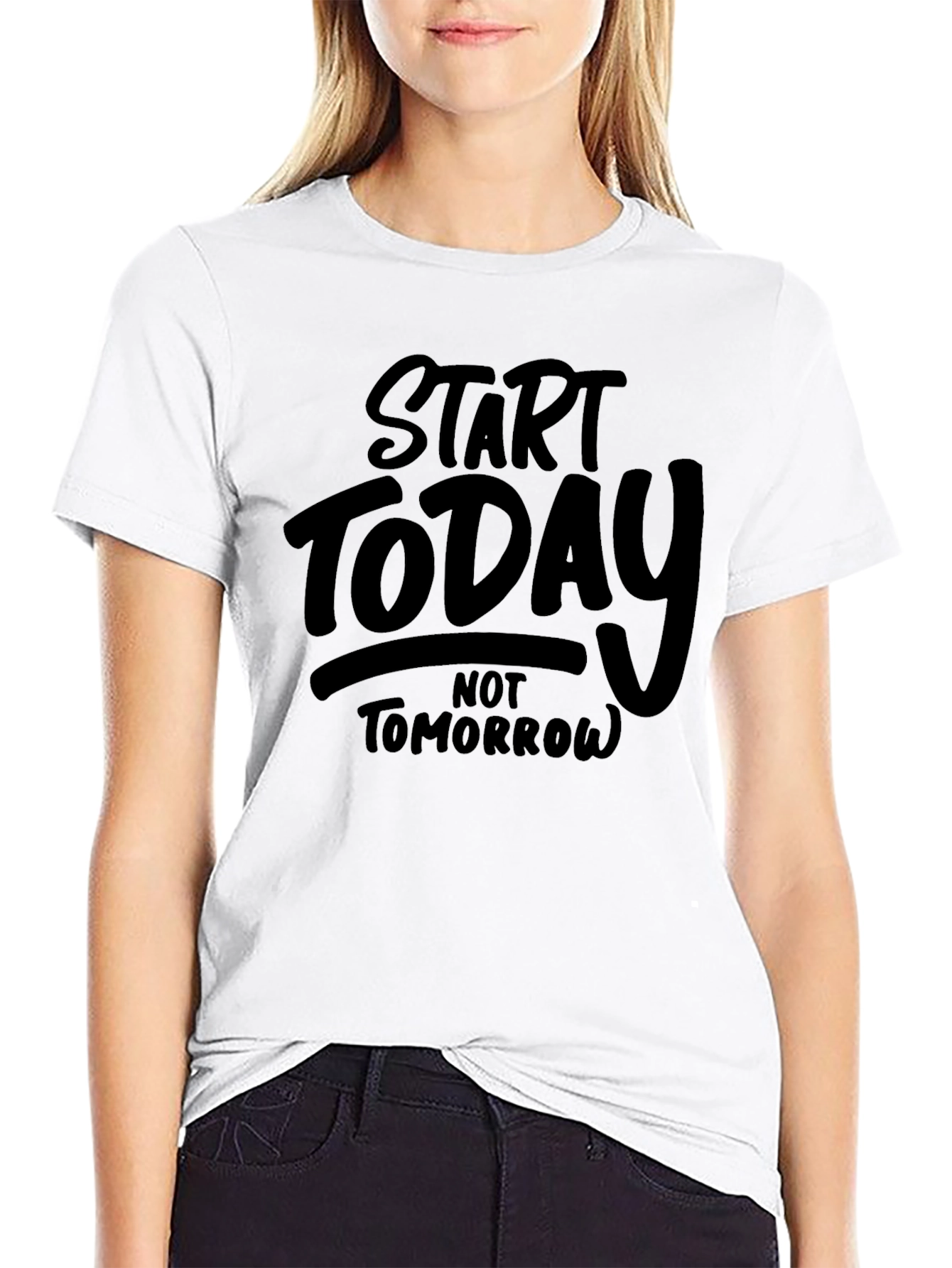 Black Start Today Black Graphic T-Shirt view 9