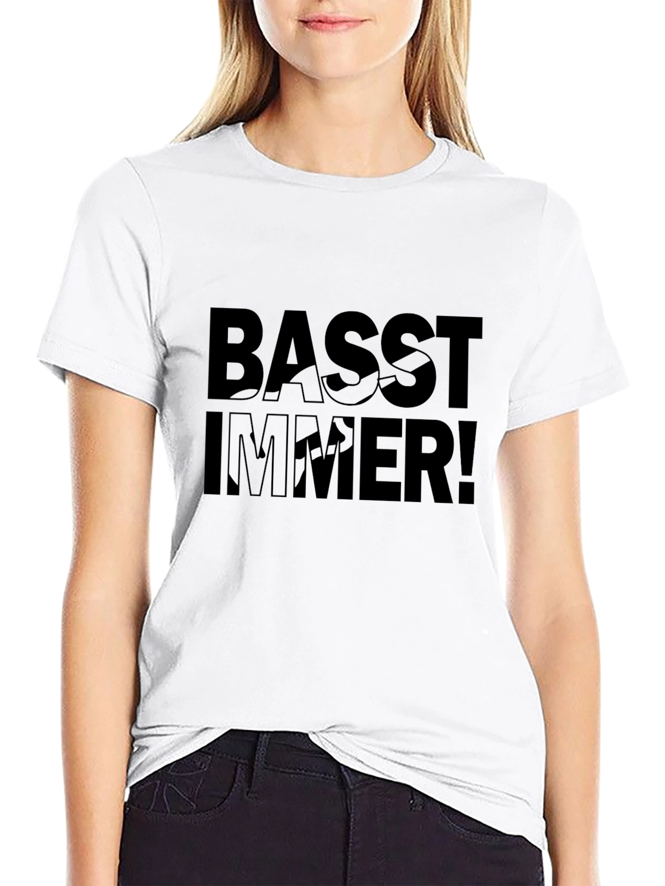 Black Basst Immer! Graphic Tee - Black view 9