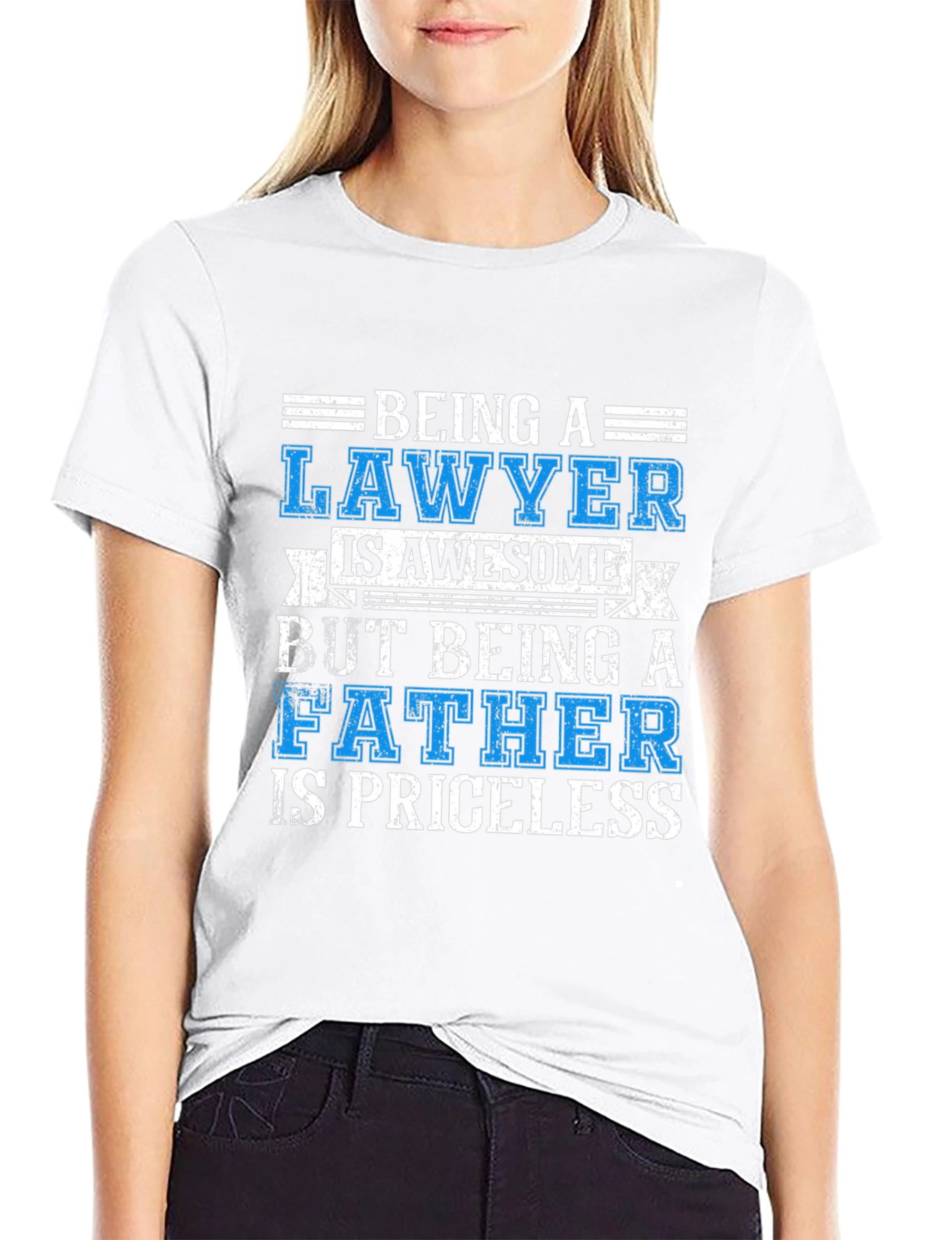 Black Lawyer Father T-Shirt: Awesome & Priceless! view 9