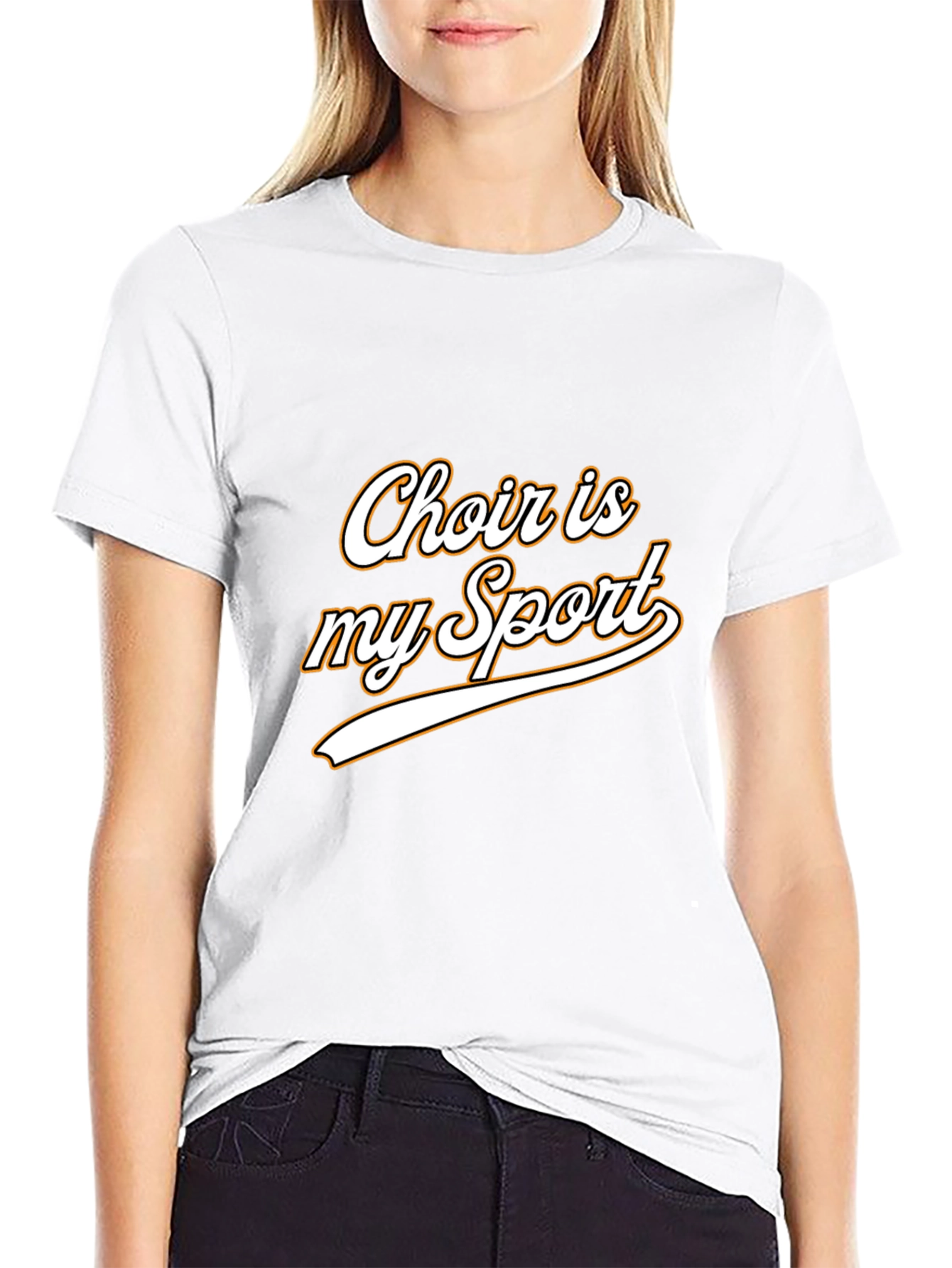 Black Choir is My Sport Graphic Tee - Black view 9